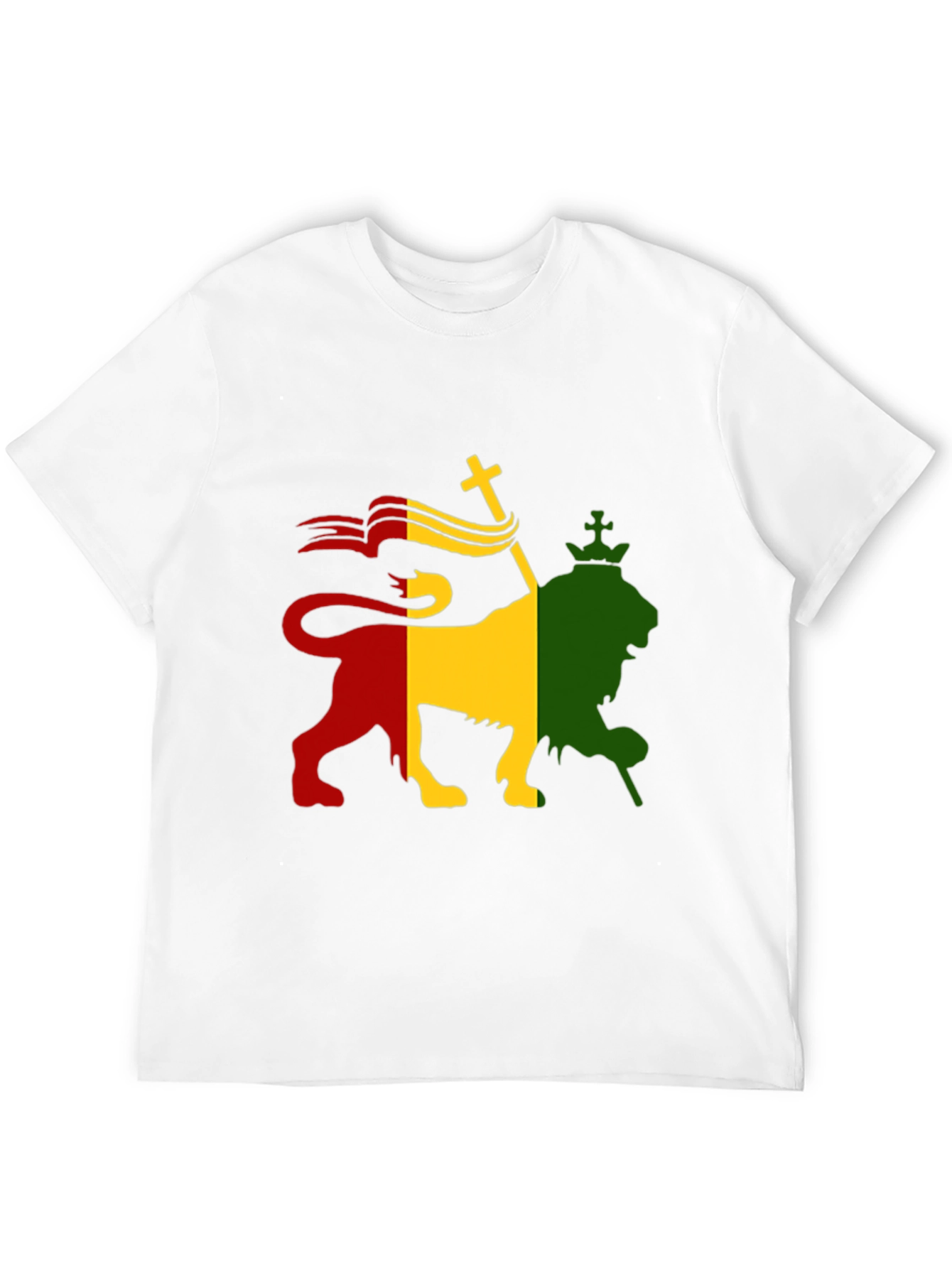 Rasta Lion T-Shirt - Reggae Inspired Graphic Tee