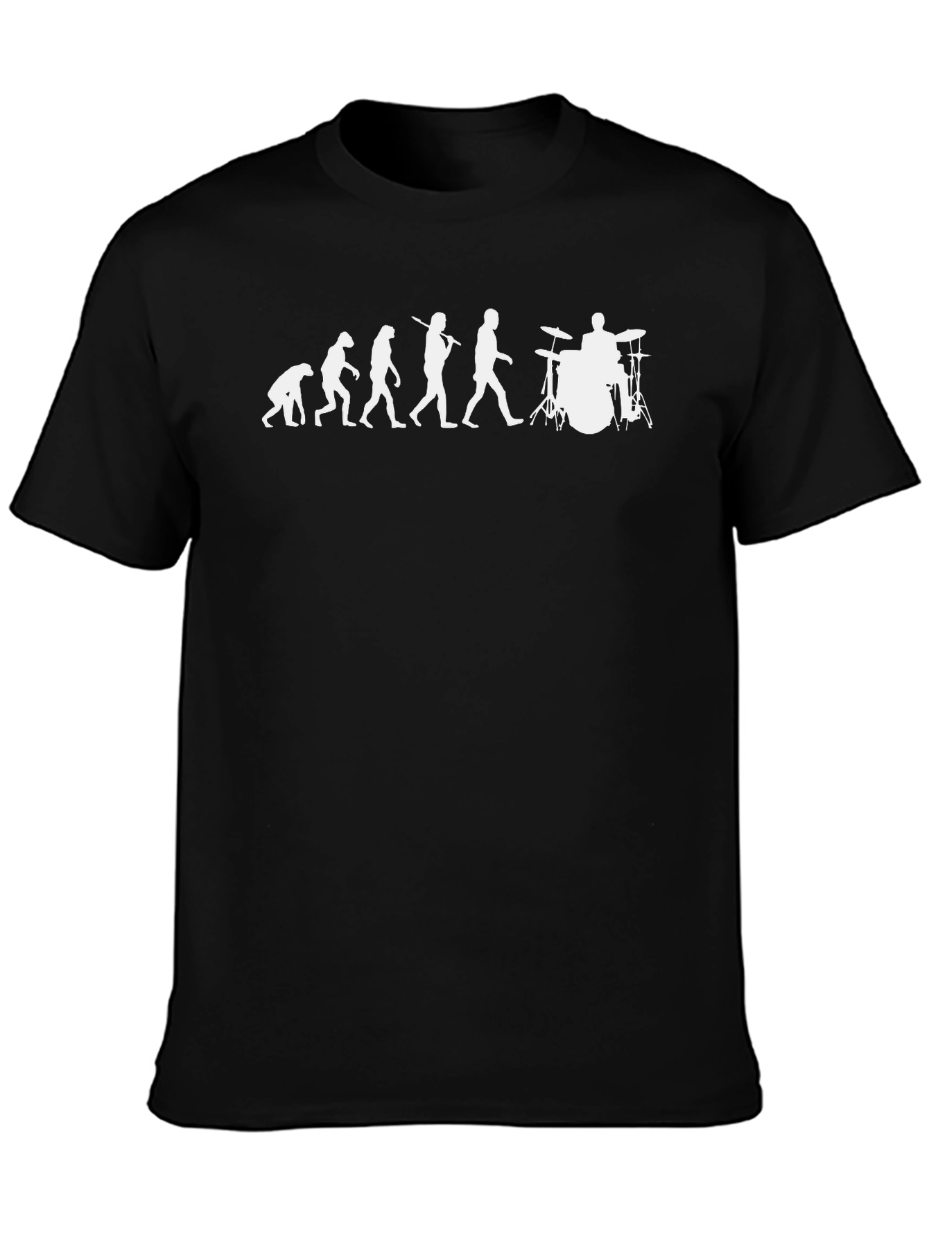 Evolution Drummer T-Shirt - Black