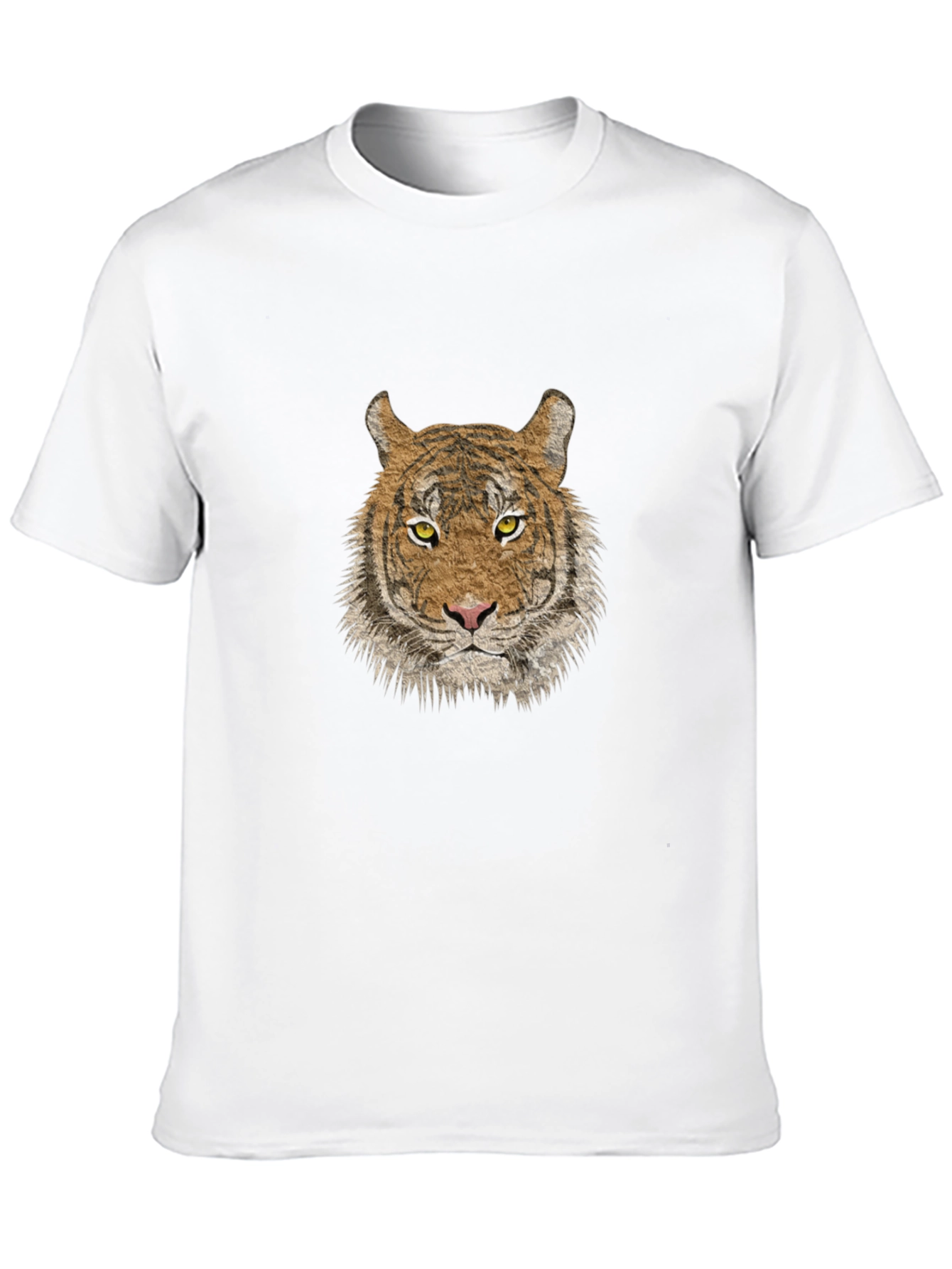 Tiger Graphic Tee - Classic Crew Neck