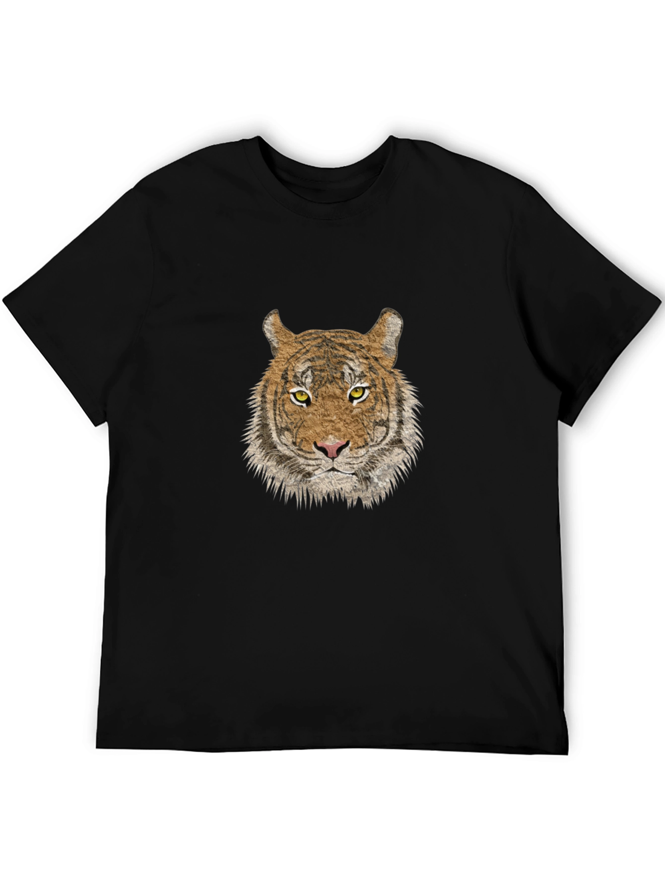 Tiger Graphic Tee - Classic Crew Neck