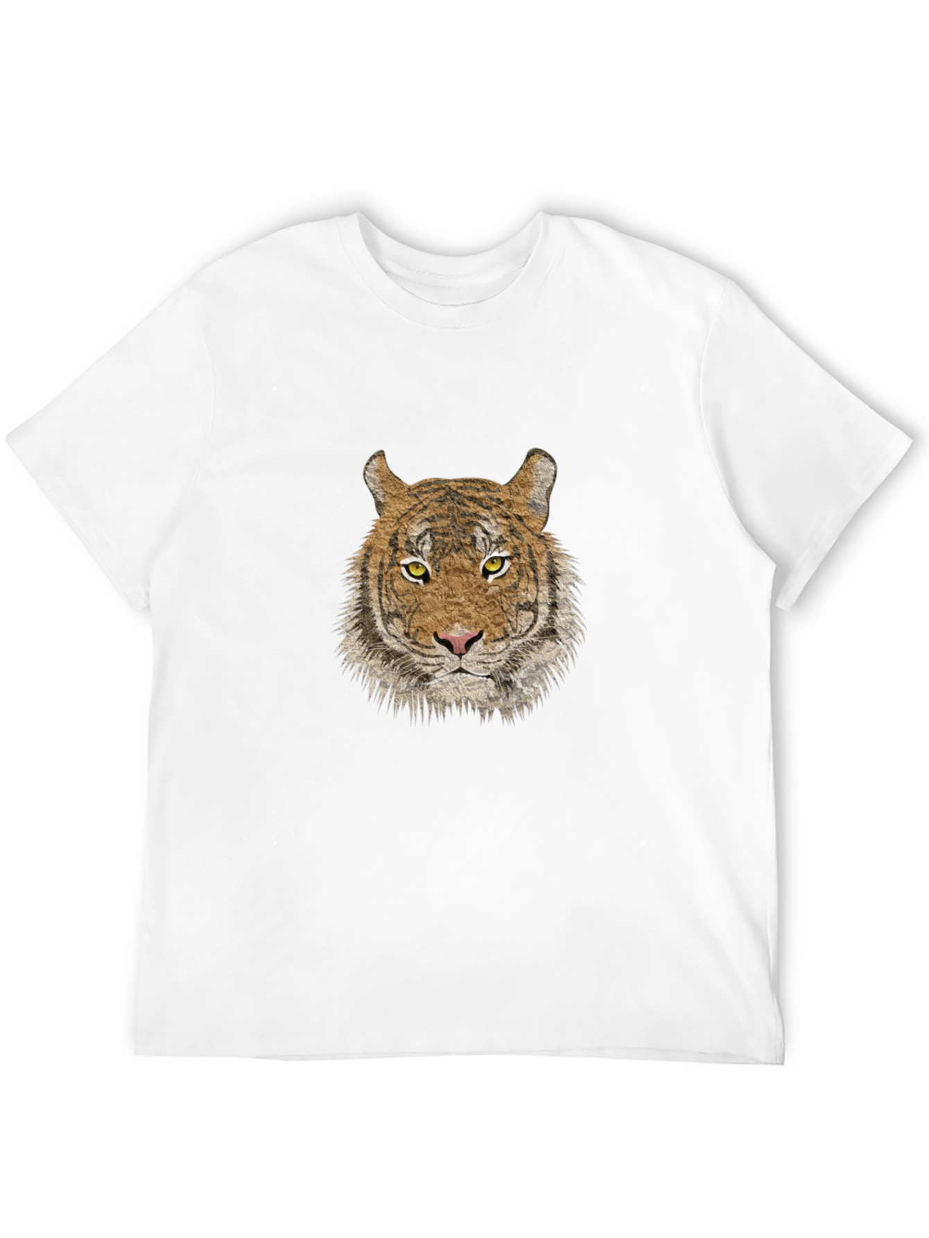 Tiger Graphic Tee - Classic Crew Neck