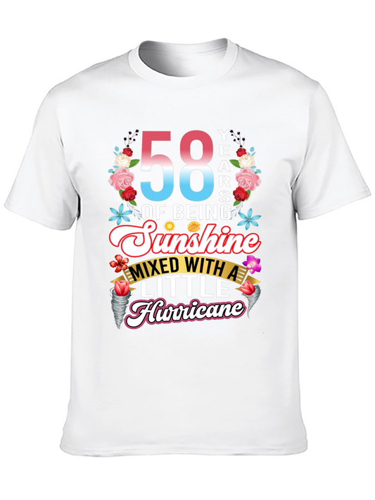 58 Years of Sunshine & Hurricane T-Shirt