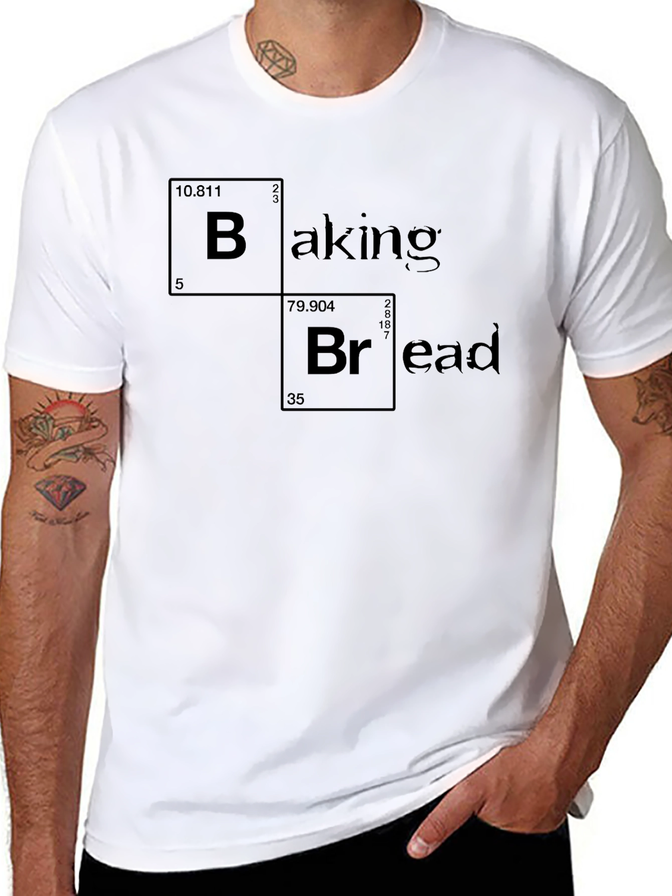 Baking Bread Periodic Table Funny T-Shirt