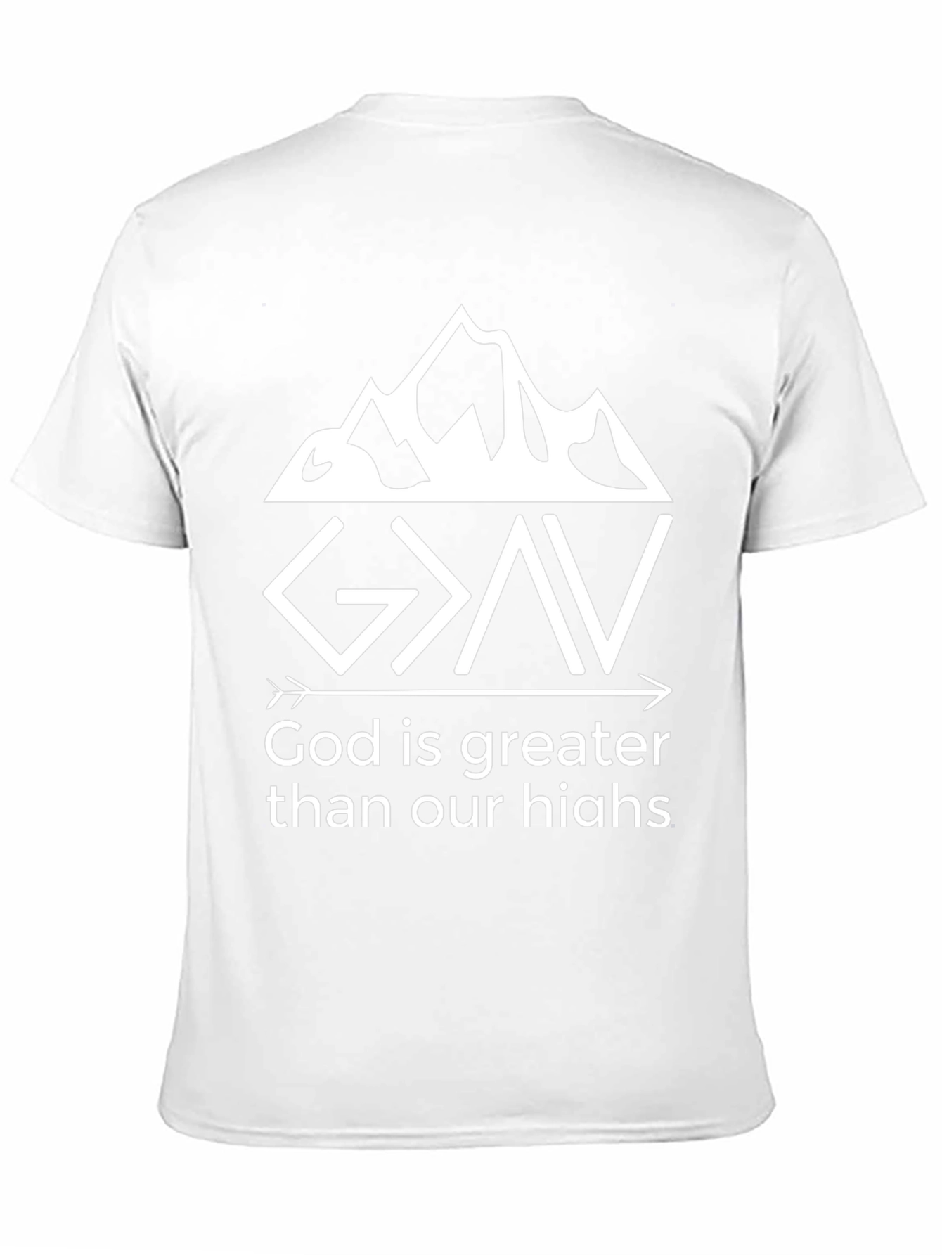 God is Greater T-Shirt - Christian Faith Tee