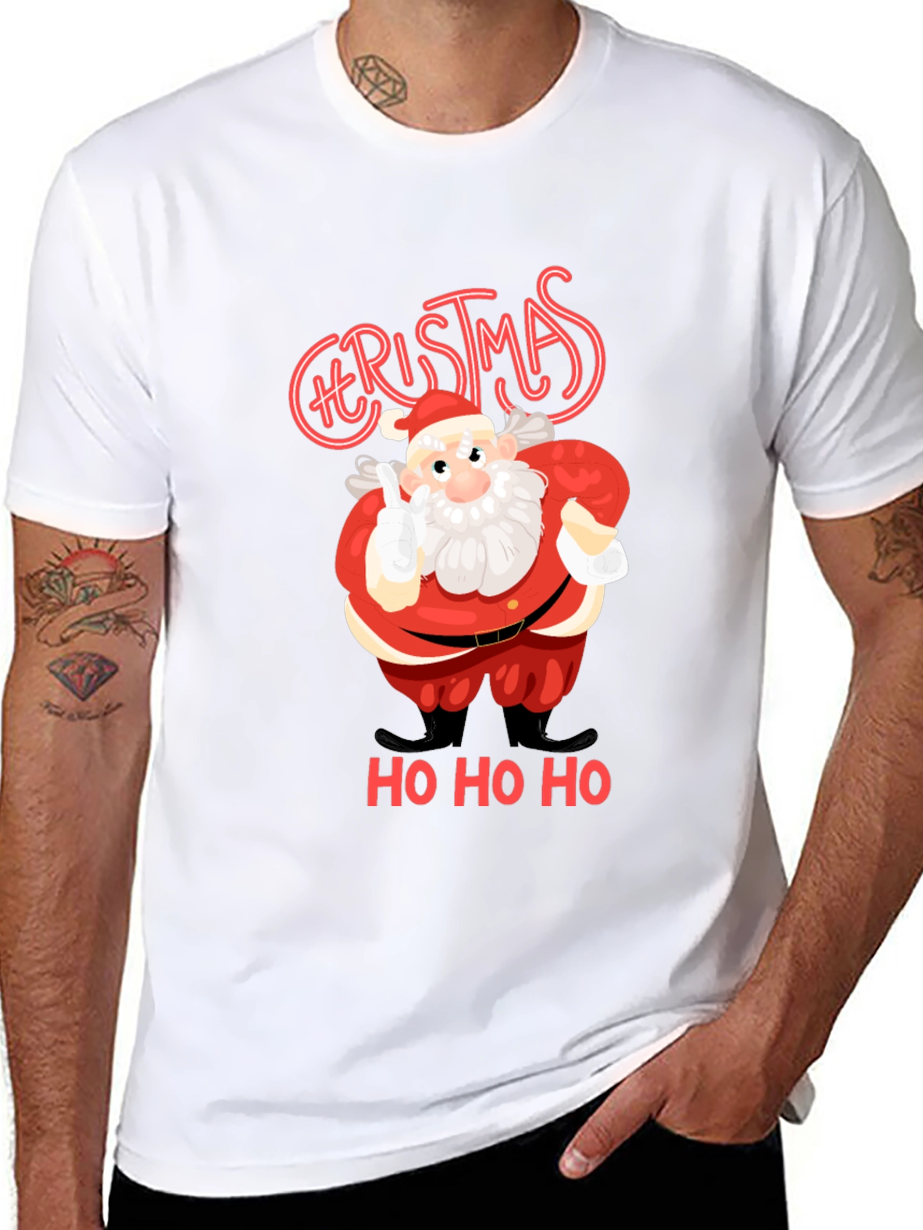 Christmas Santa Claus Graphic Tee
