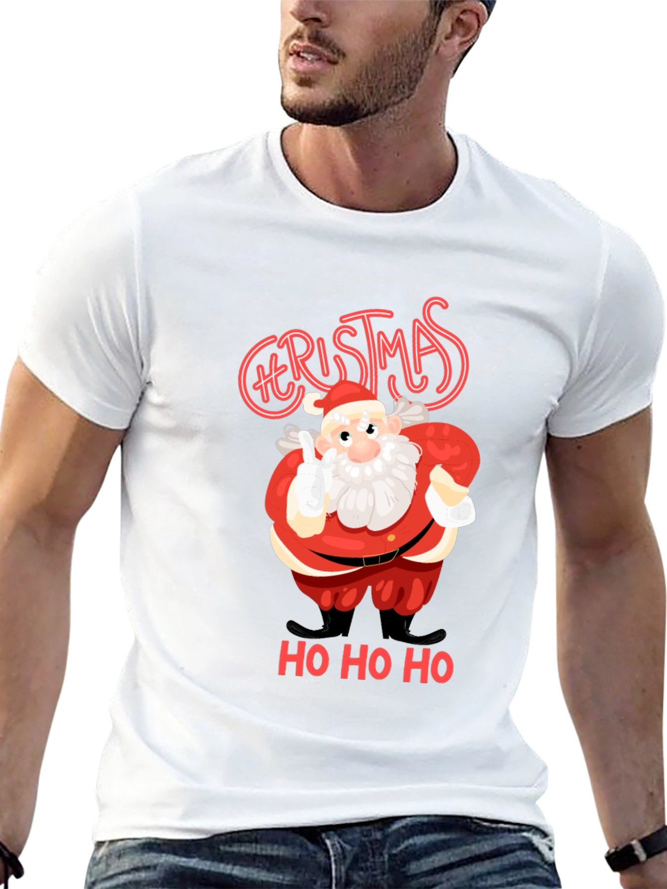 Christmas Santa Claus Graphic Tee