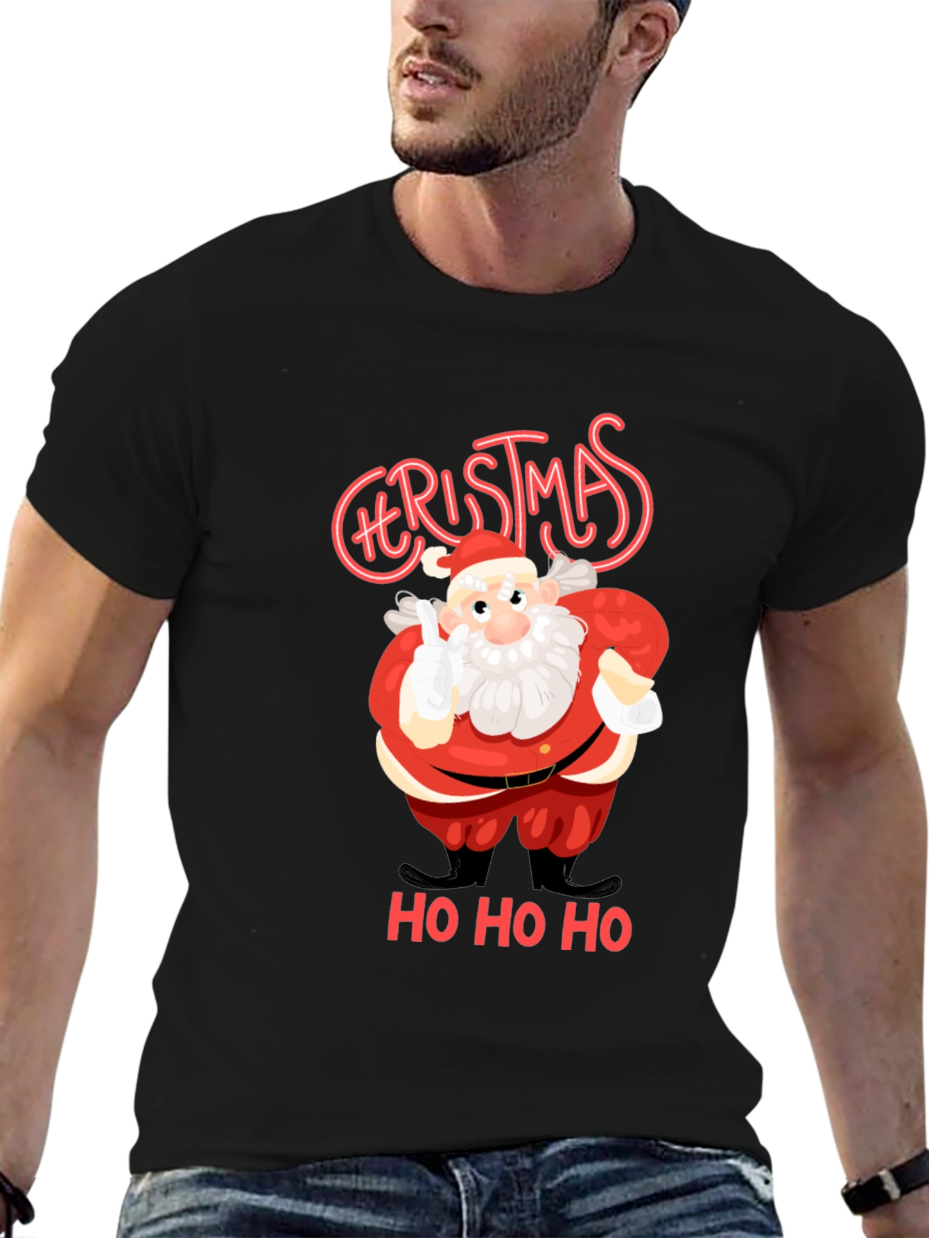 Christmas Santa Claus Graphic Tee