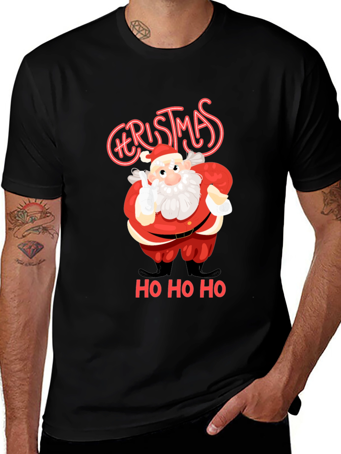 Christmas Santa Claus Graphic Tee