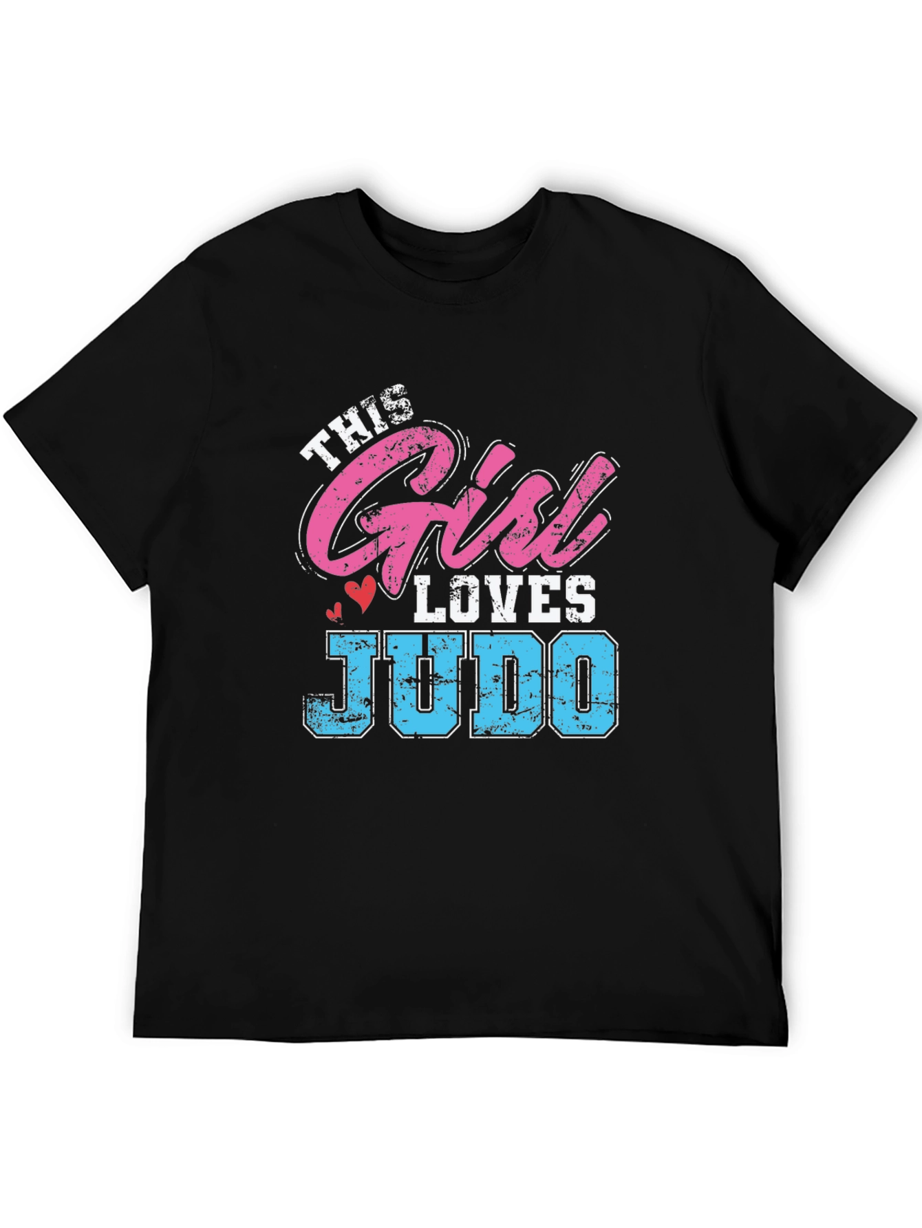 This Girl Loves Judo Black T-Shirt