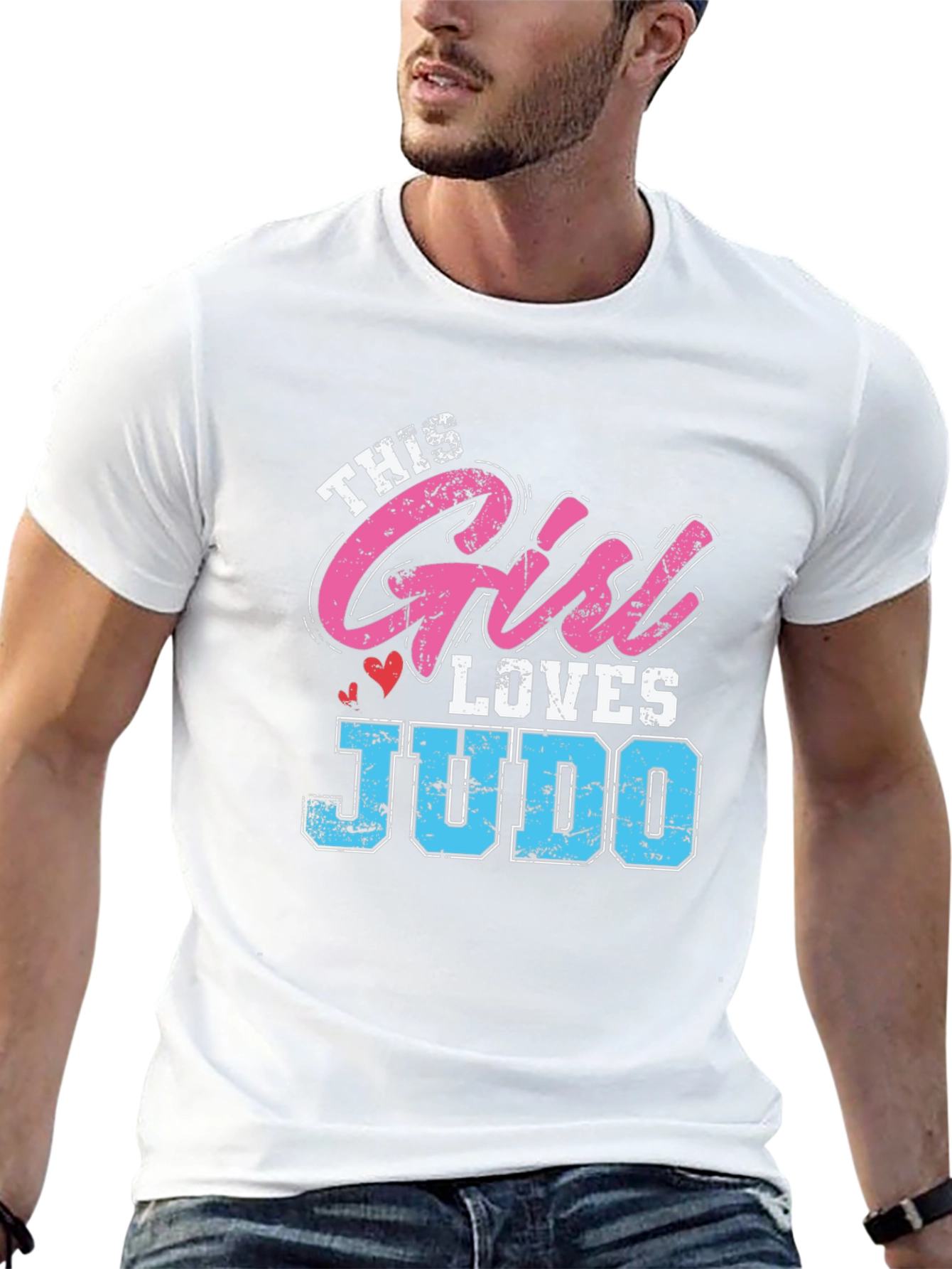 This Girl Loves Judo Black T-Shirt