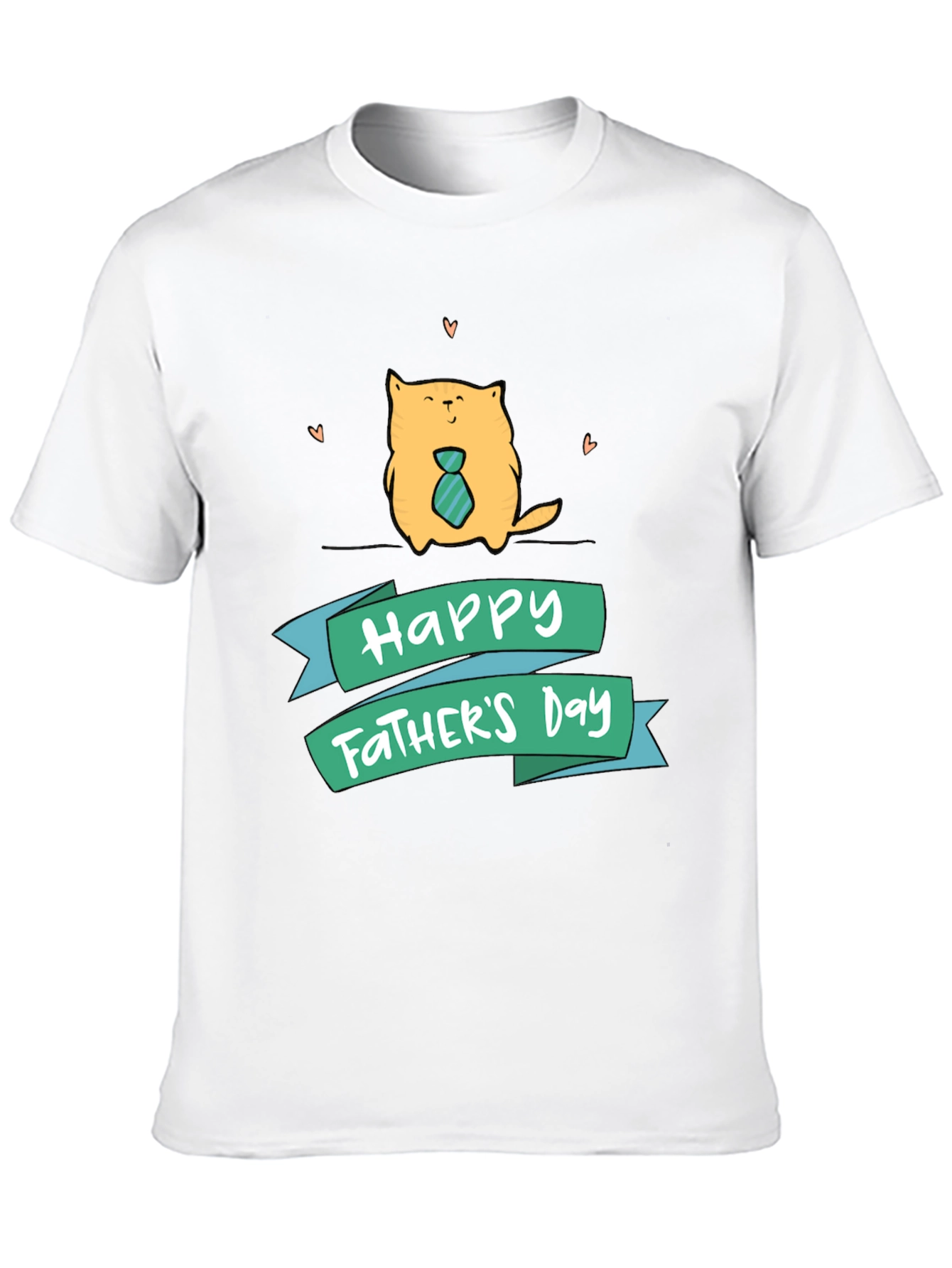 Happy Fathers Day Cat T-Shirt