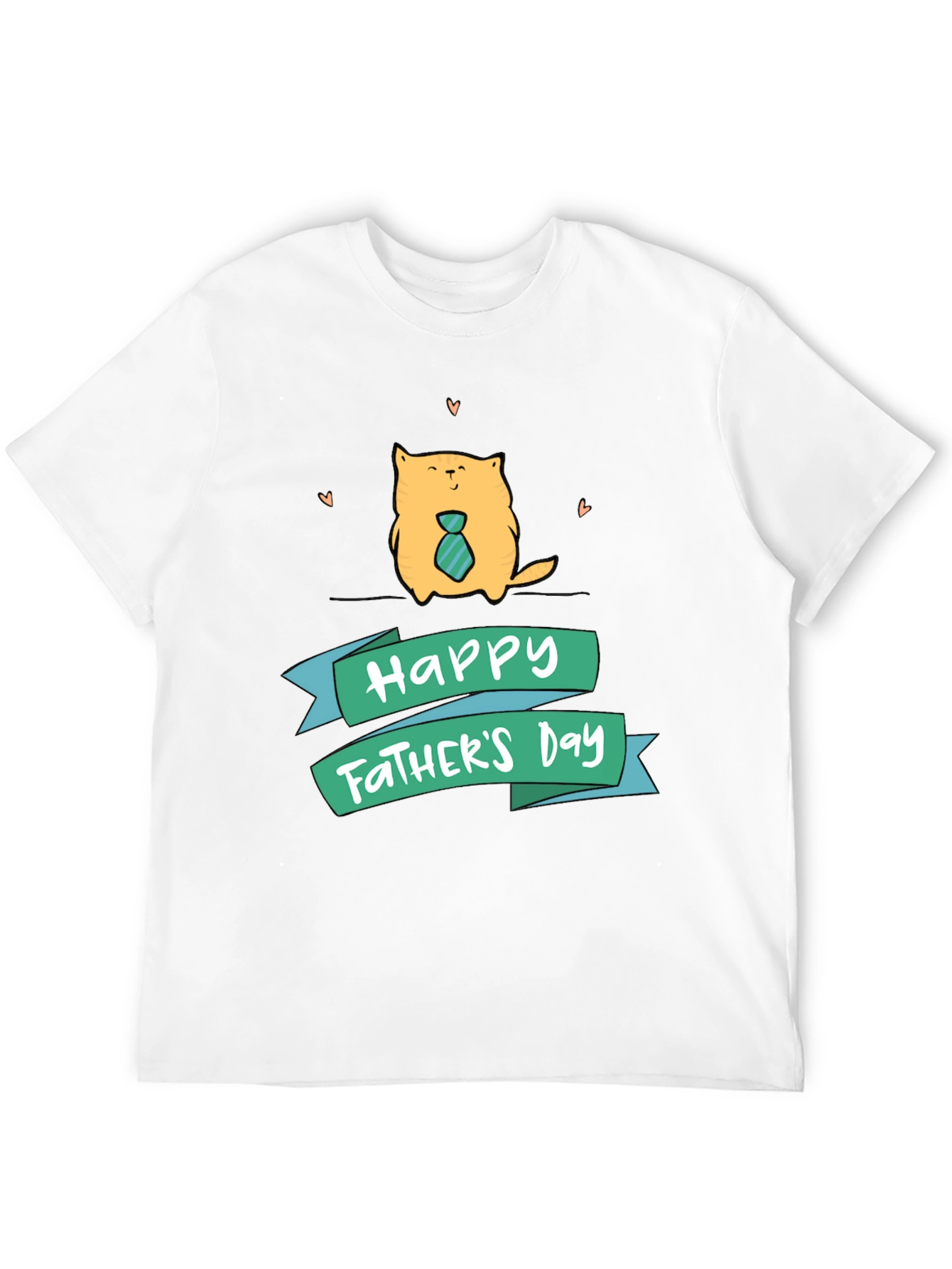Happy Fathers Day Cat T-Shirt