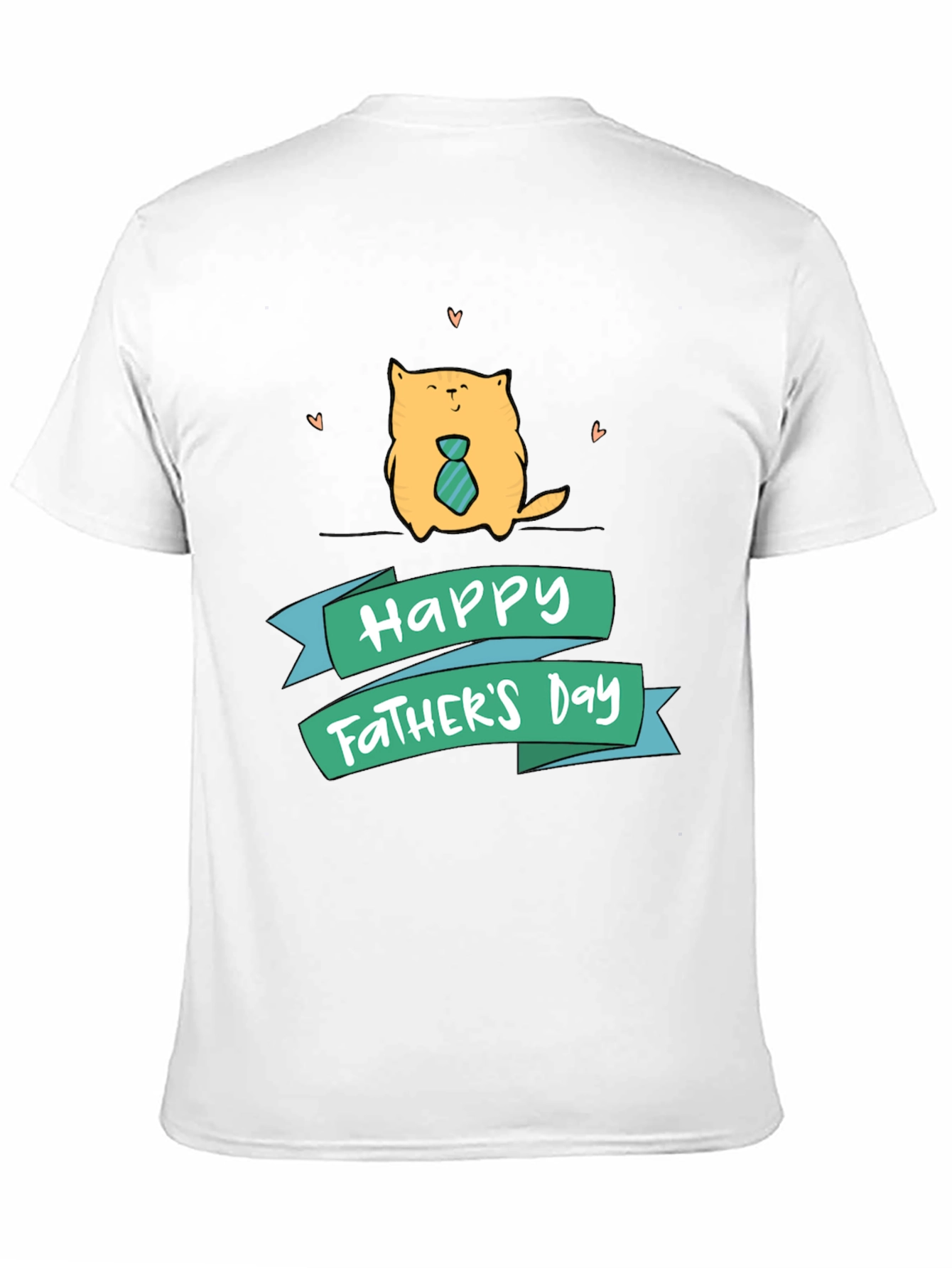 Happy Fathers Day Cat T-Shirt