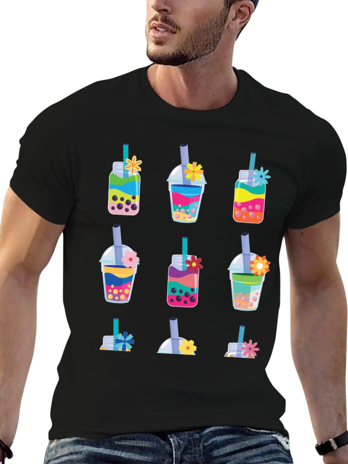 Boba Tea Graphic T-Shirt