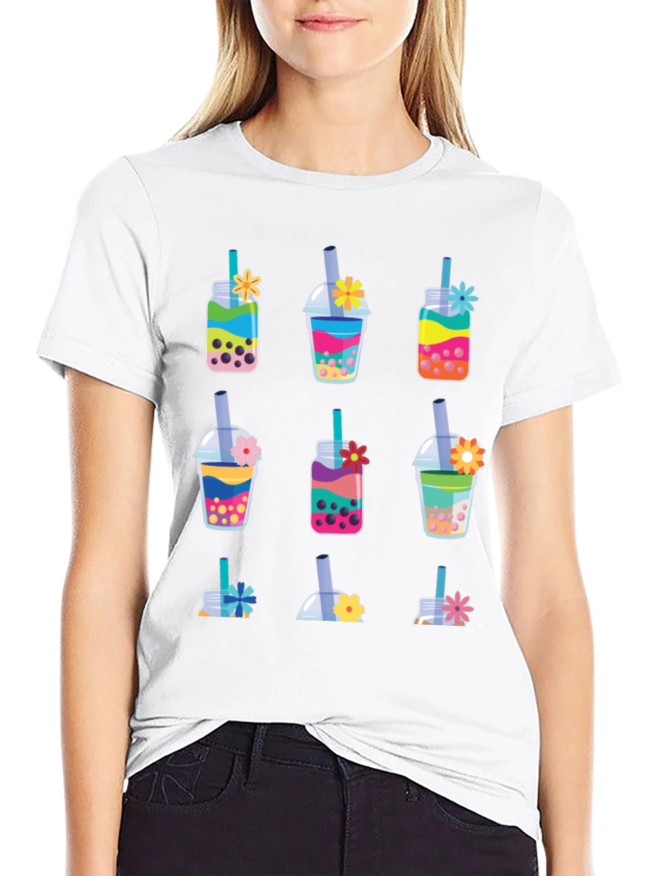 Boba Tea Graphic T-Shirt