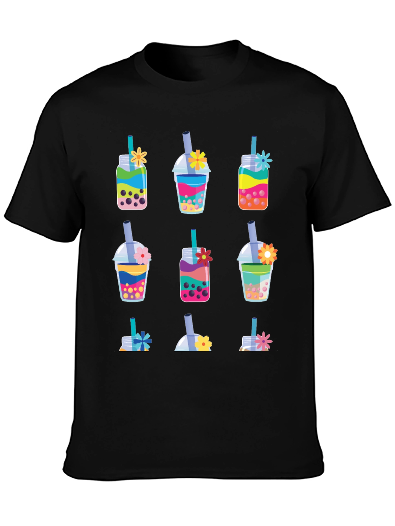 Boba Tea Graphic T-Shirt