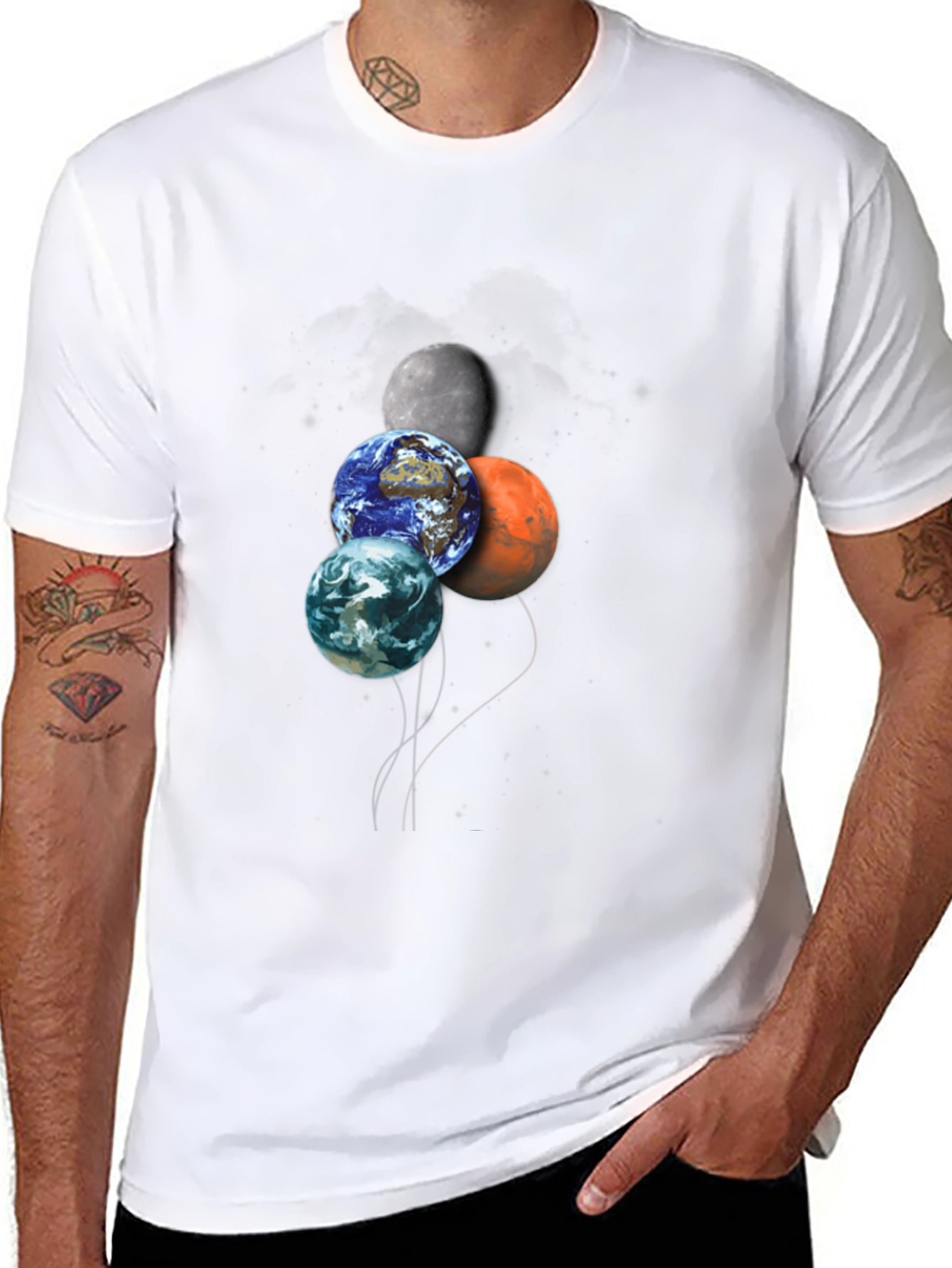 Planets Graphic T-Shirt