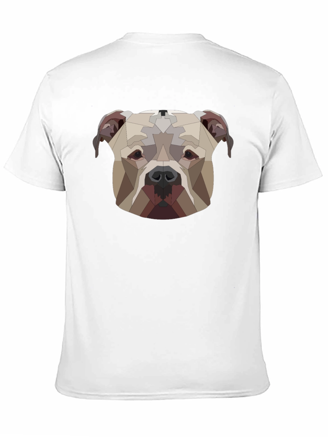 Geometric Dog Head Graphic Tee