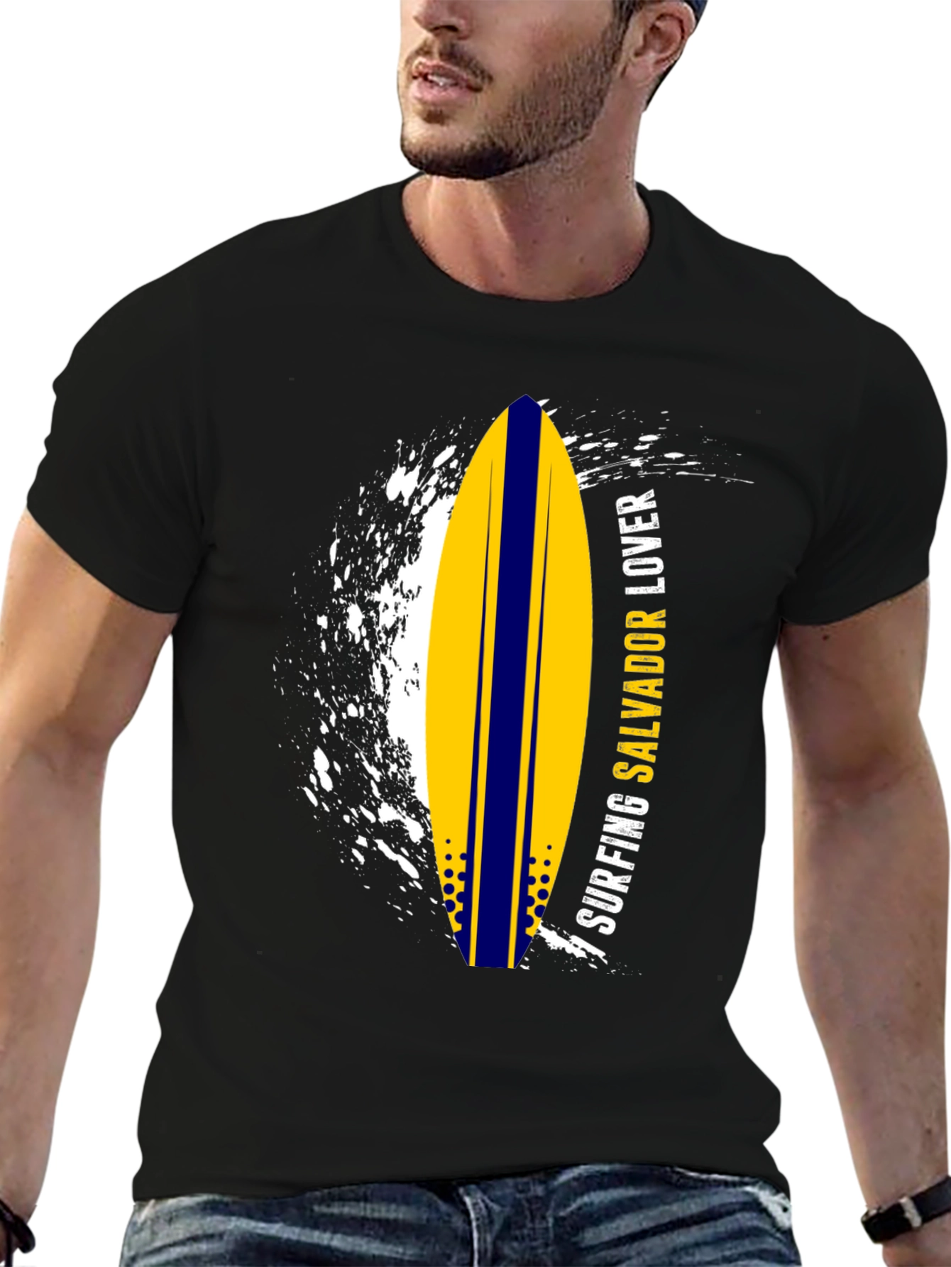 Surfing Salvador Lover Graphic Tee