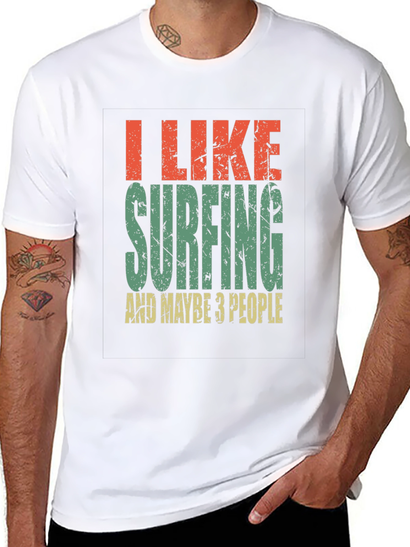 I Like Surfing T-Shirt - Funny Surfer Tee