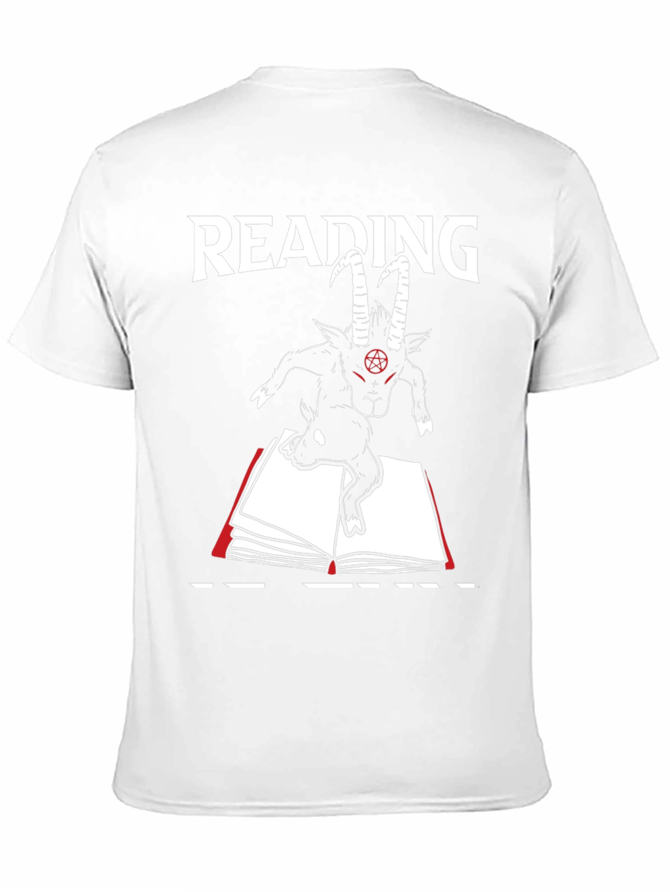 Reading Goat T-Shirt - Dark Humor Tee