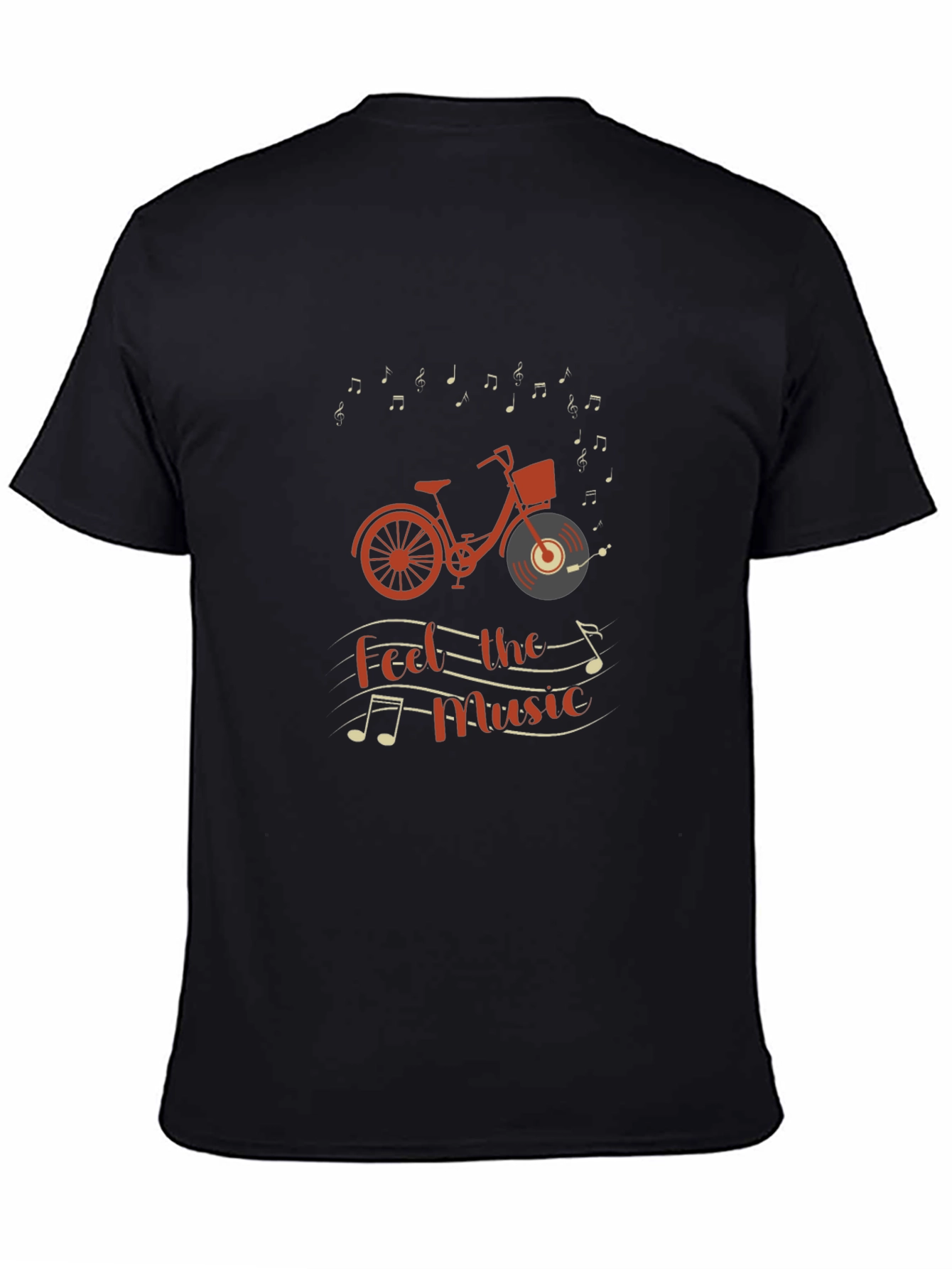 Music Lover Bicycle Graphic Tee