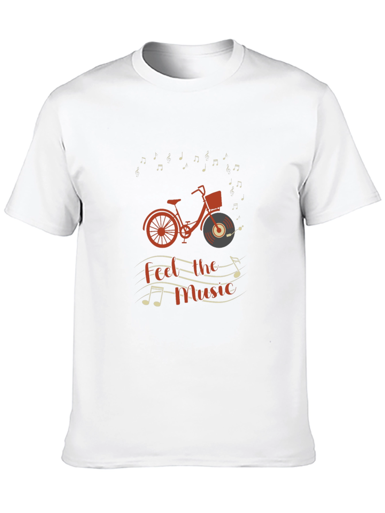 Music Lover Bicycle Graphic Tee