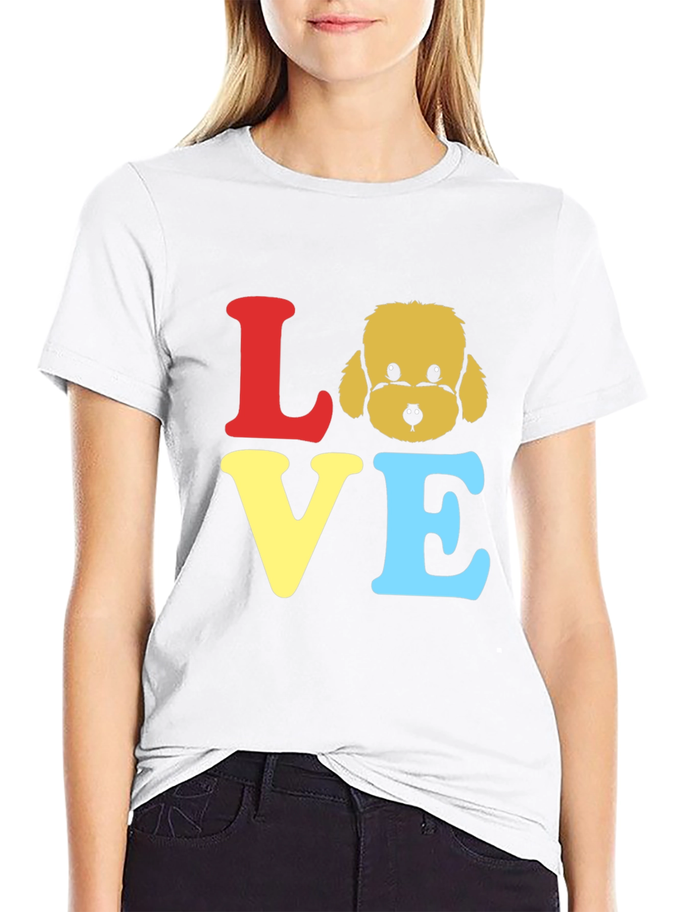 Love Doodle Dog T-Shirt - Cute Pet Graphic Tee