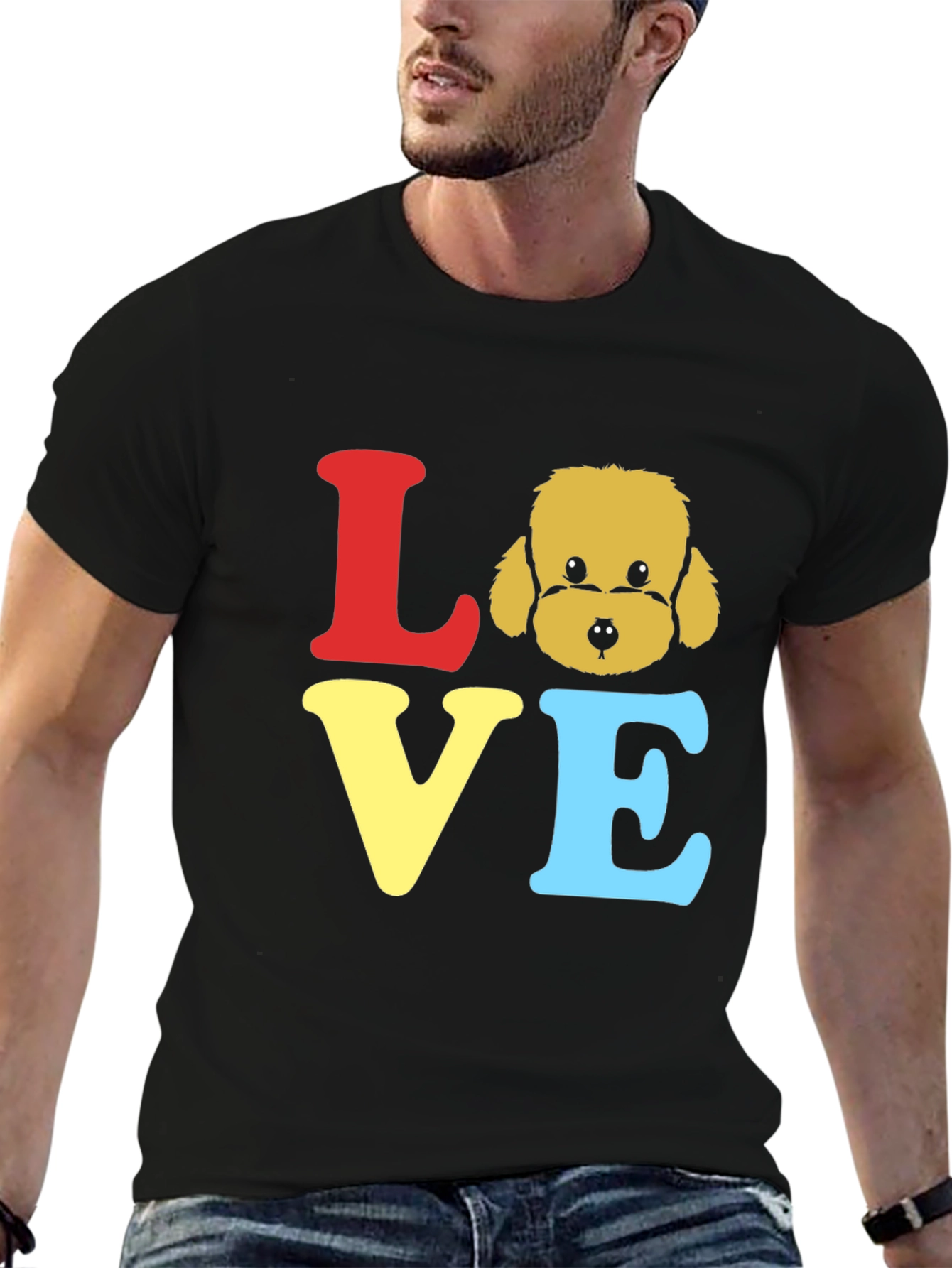 Love Doodle Dog T-Shirt - Cute Pet Graphic Tee