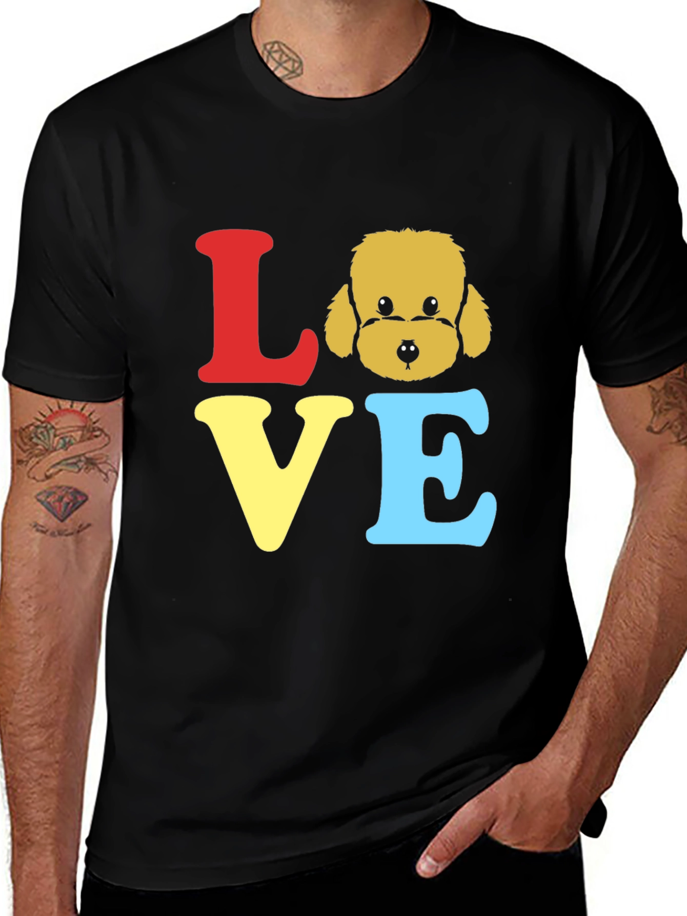 Love Doodle Dog T-Shirt - Cute Pet Graphic Tee