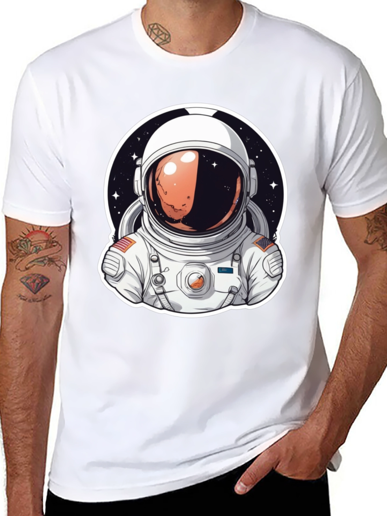 Astronaut Graphic Tee - Space Explorer T-Shirt