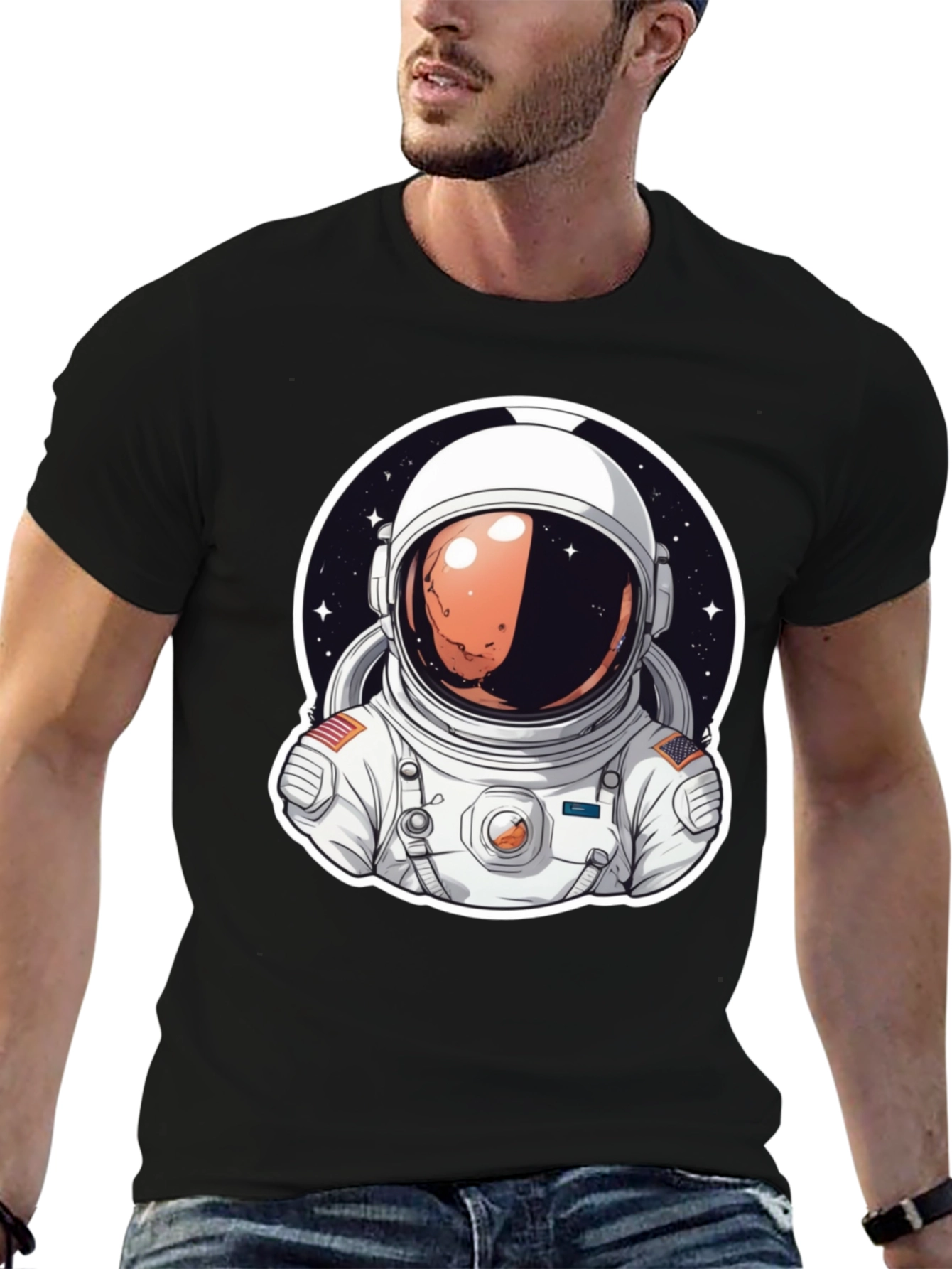 Astronaut Graphic Tee - Space Explorer T-Shirt