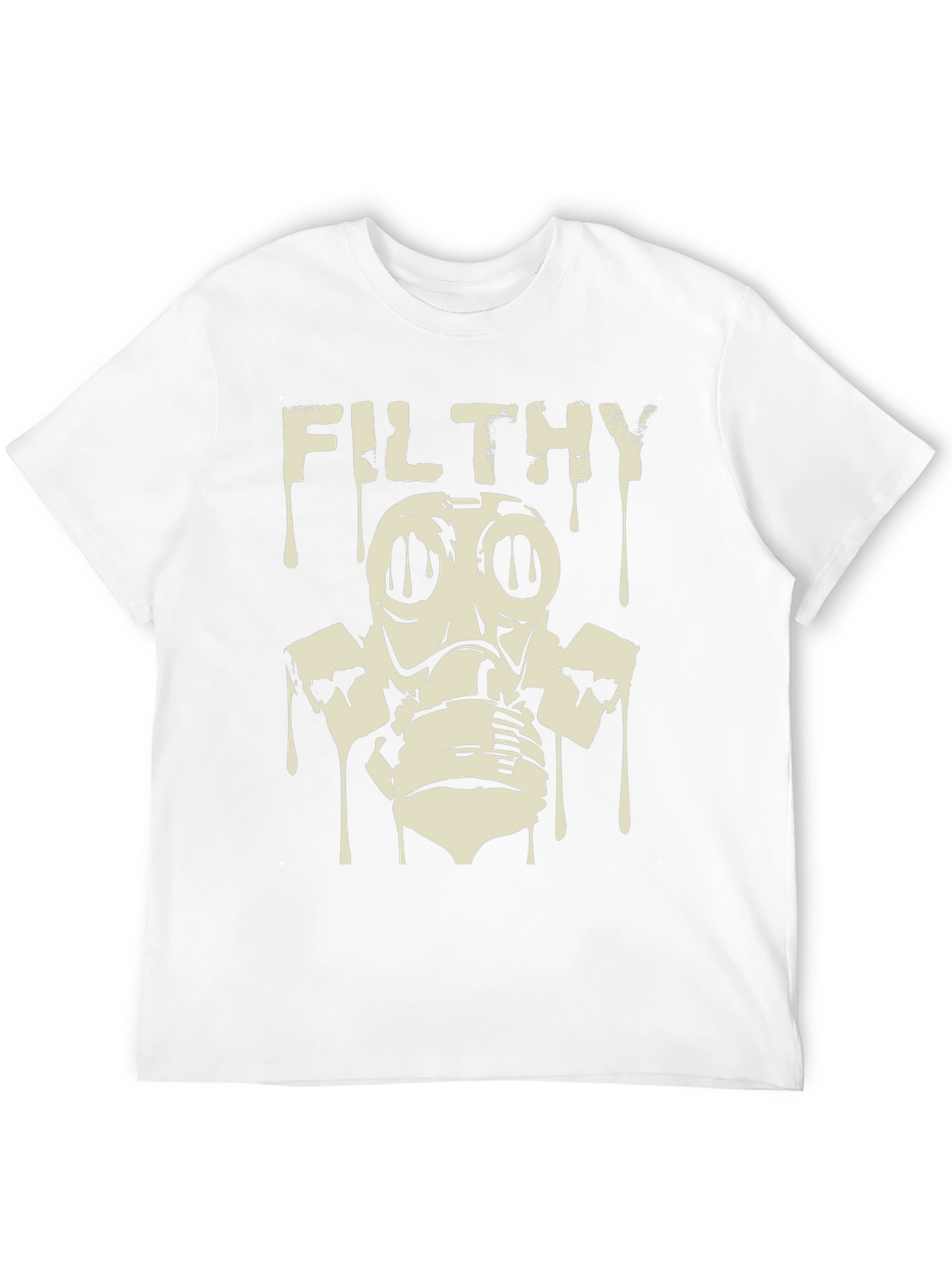 Filthy Gas Mask Graphic Tee - Black