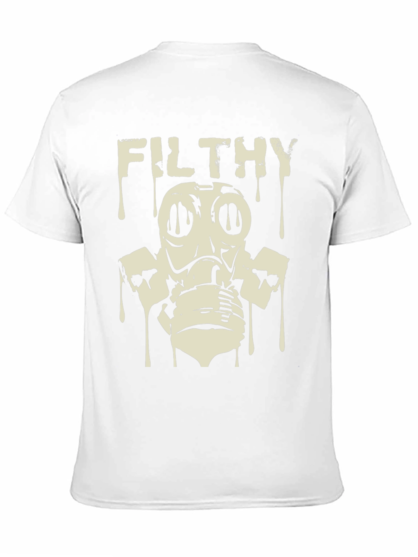 Filthy Gas Mask Graphic Tee - Black