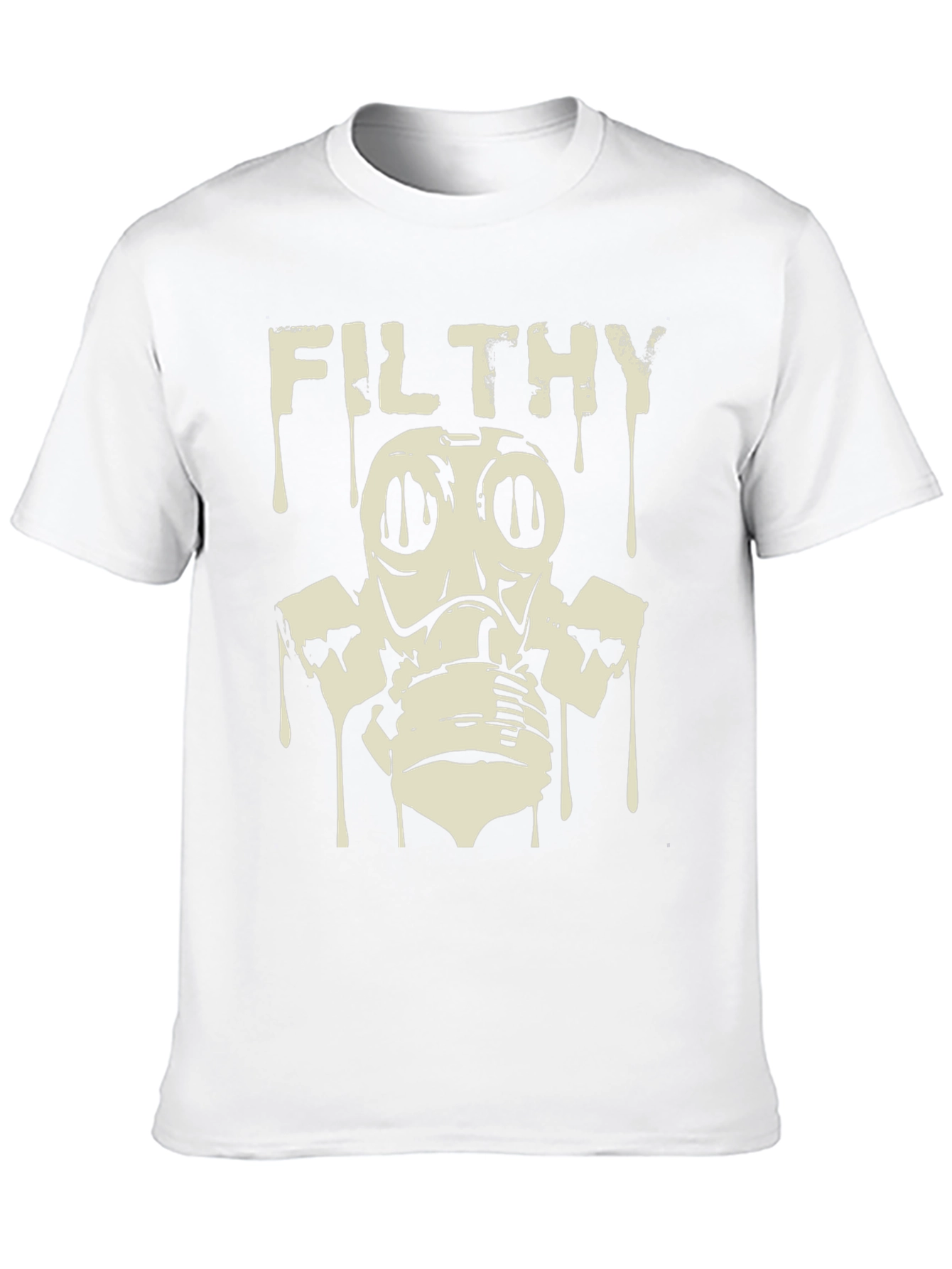 Filthy Gas Mask Graphic Tee - Black