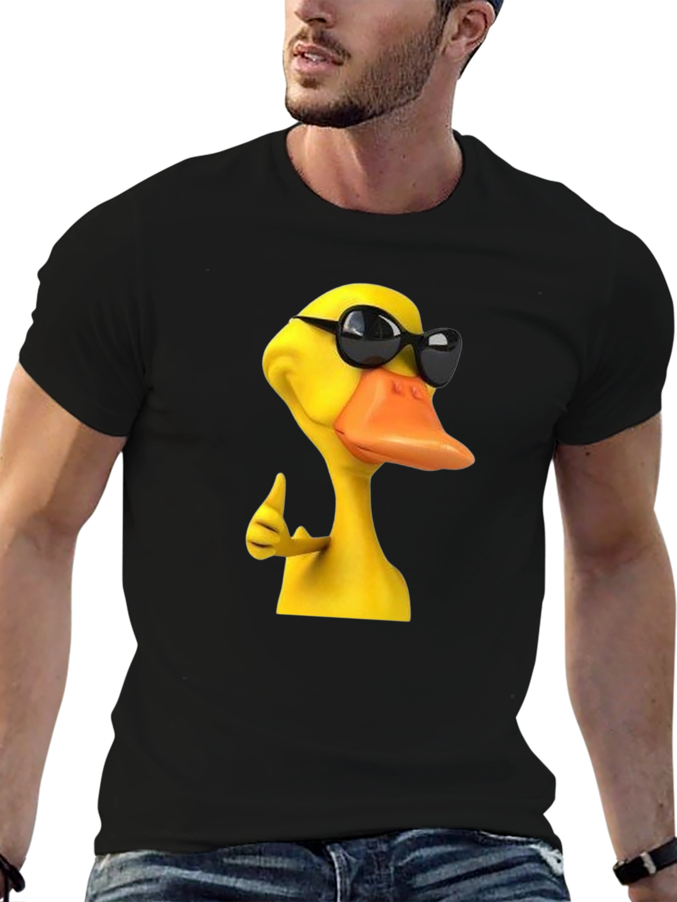 Cool Duck Graphic T-Shirt - Mens Black Tee