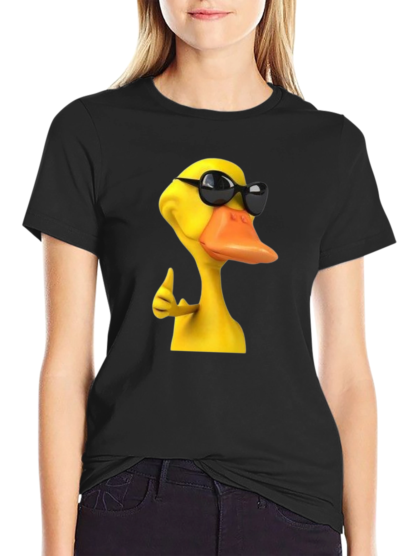 Cool Duck Graphic T-Shirt - Mens Black Tee