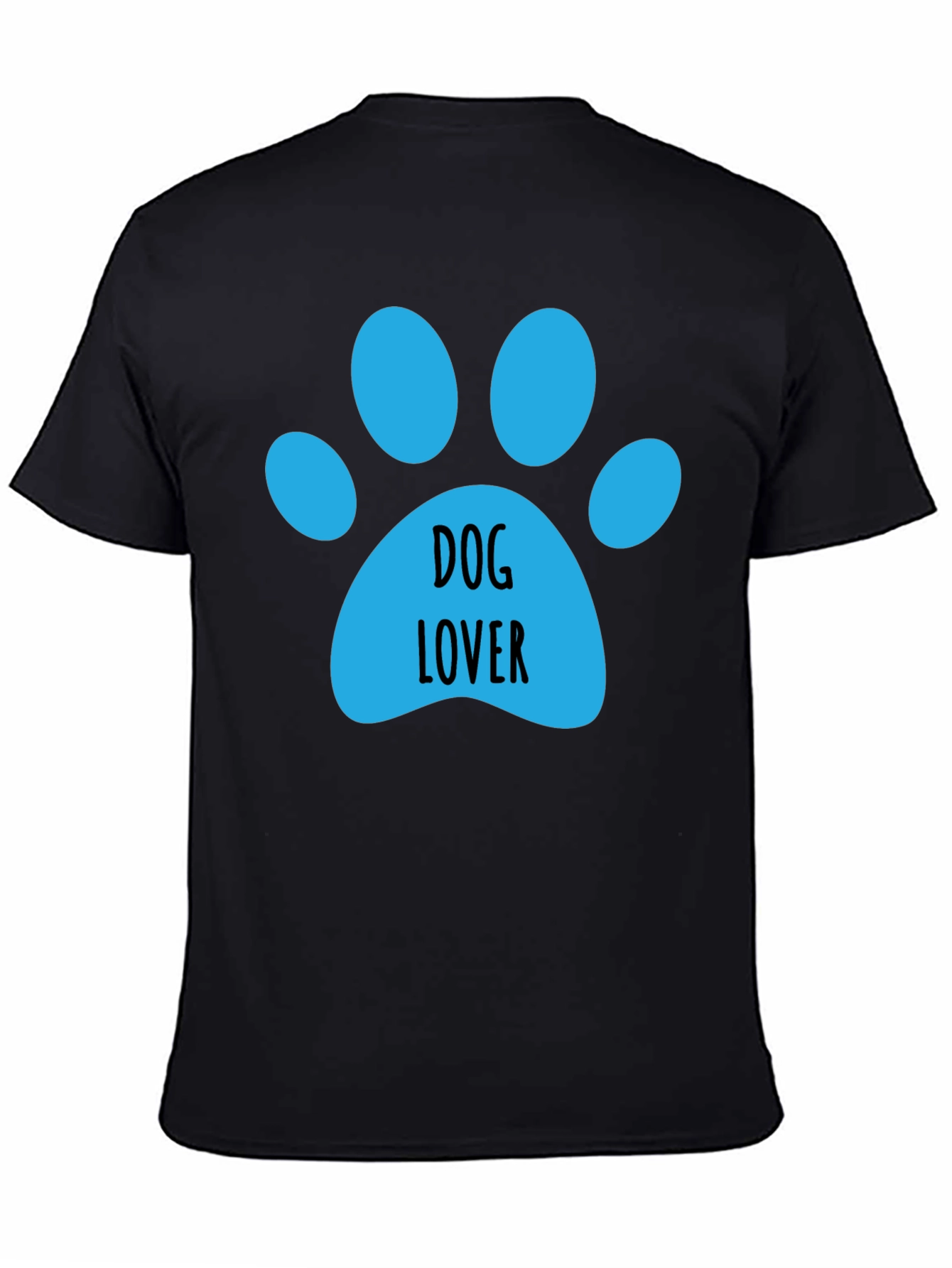 Dog Lover Paw Print Graphic Tee