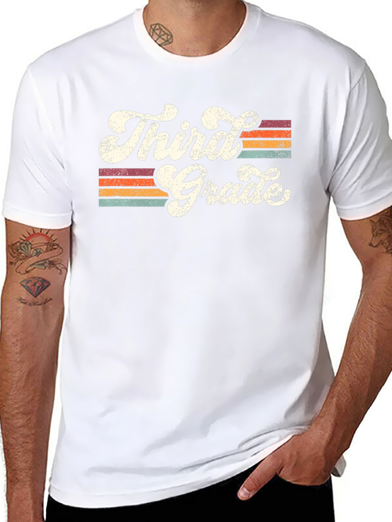 Third Grade Retro T-Shirt