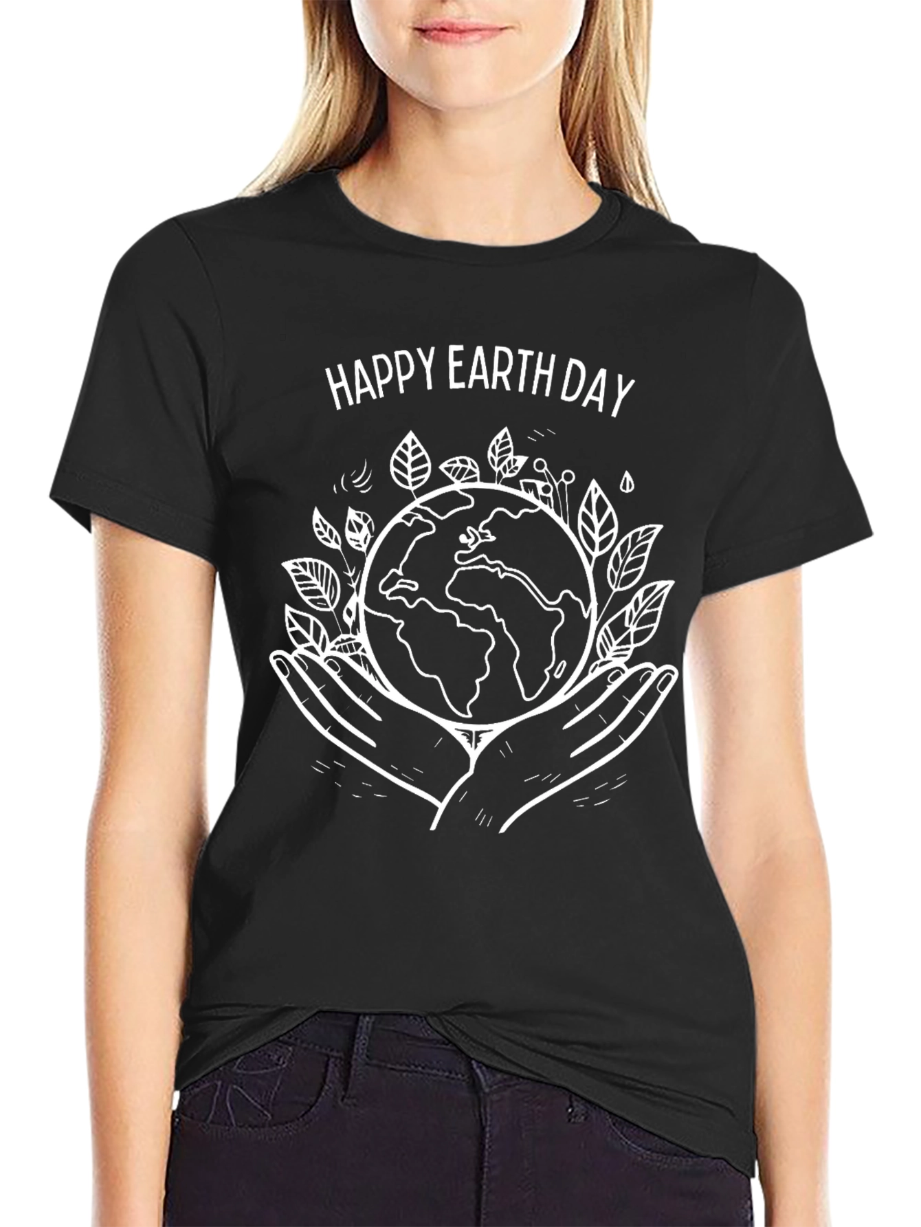 Happy Earth Day T-Shirt - Eco Friendly Design