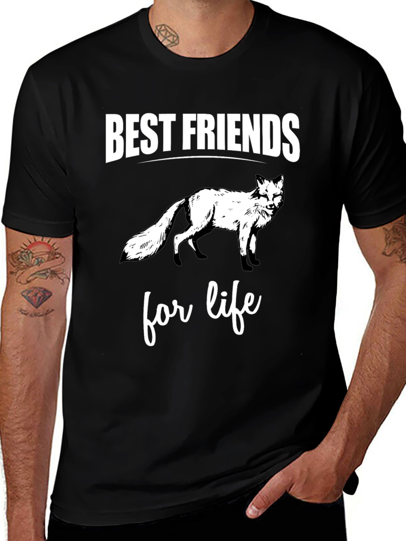 Best Friends Fox Graphic Tee