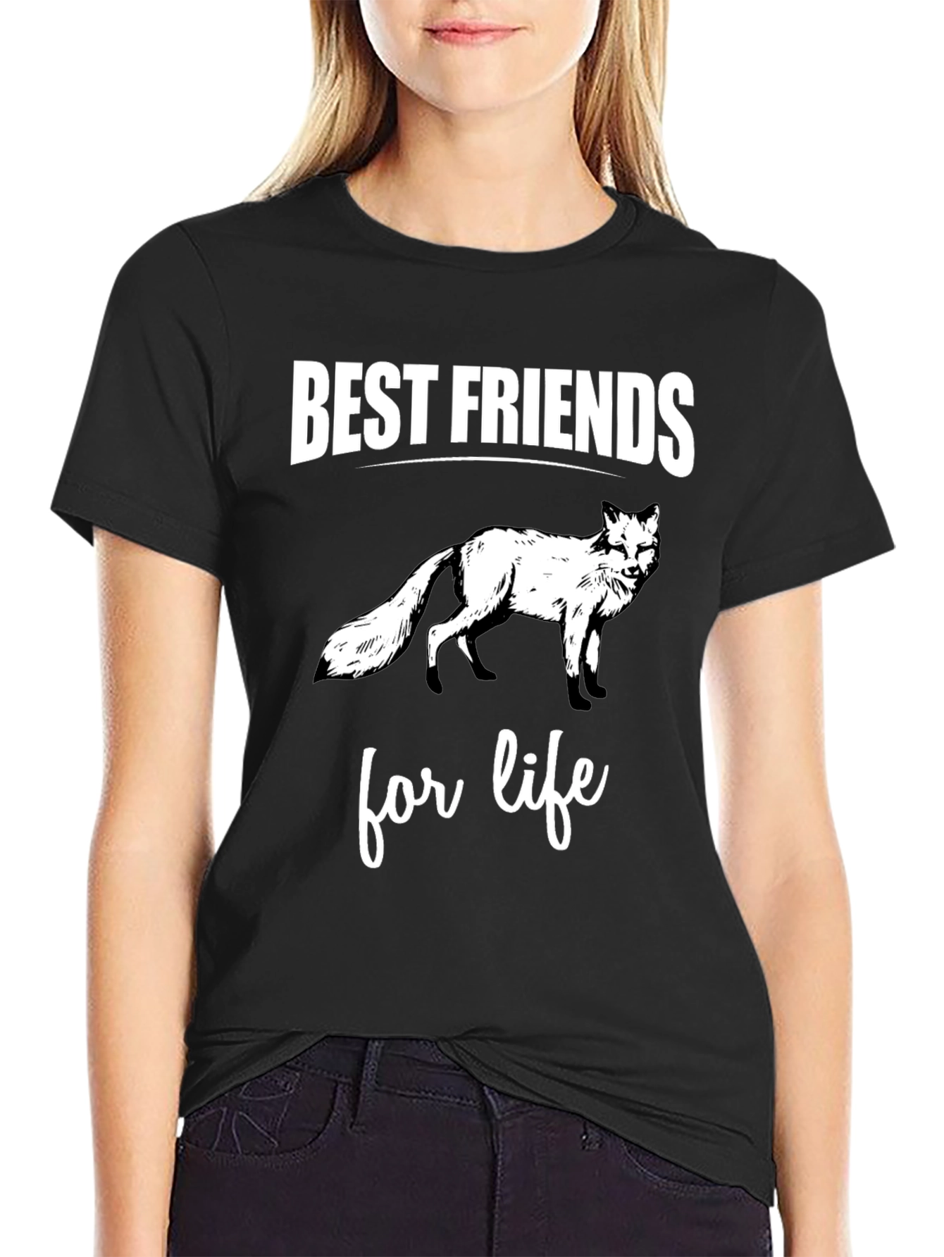 Best Friends Fox Graphic Tee