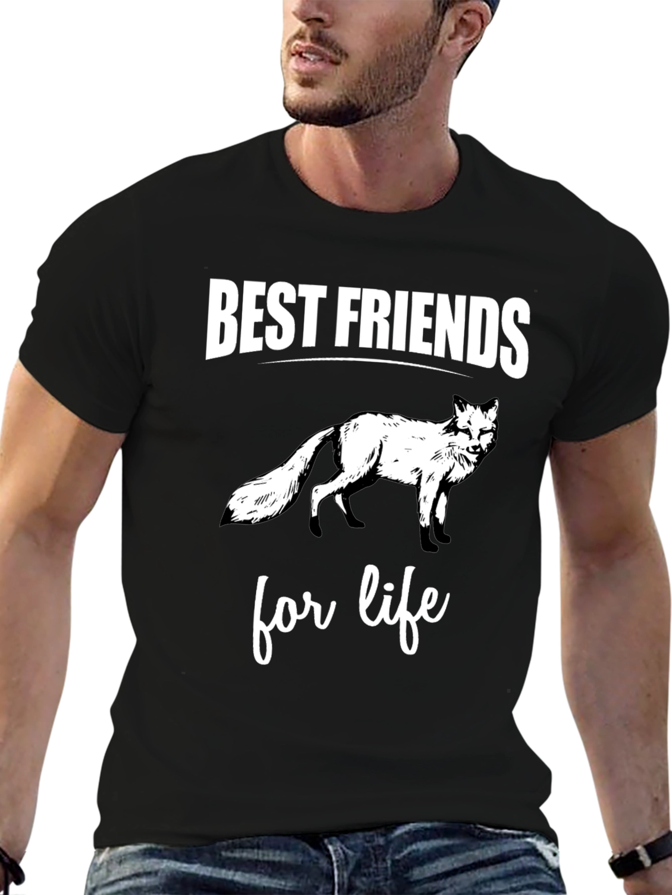 Best Friends Fox Graphic Tee