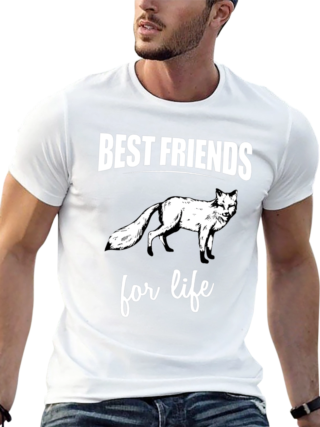 Best Friends Fox Graphic Tee