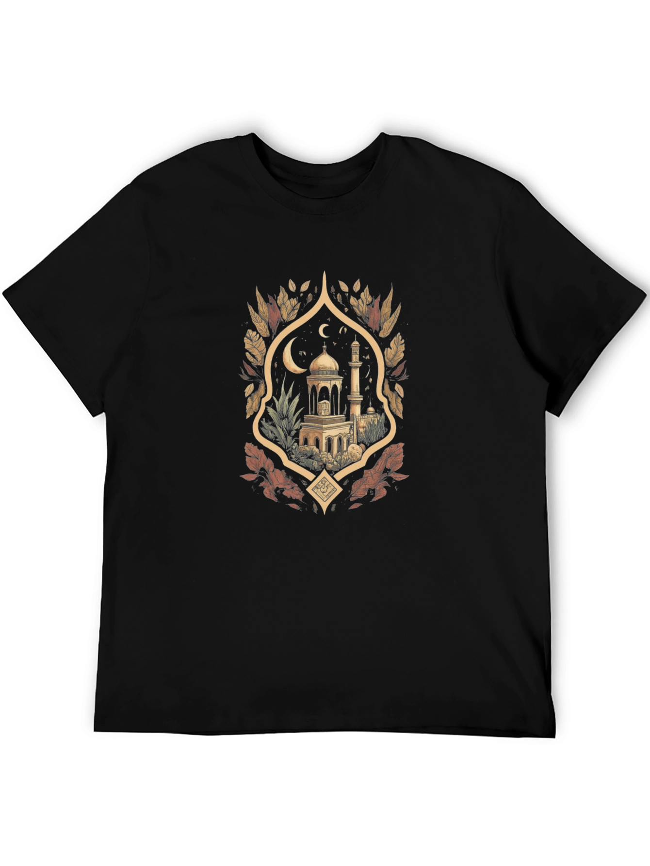 Eid Mubarak Mosque Graphic T-Shirt
