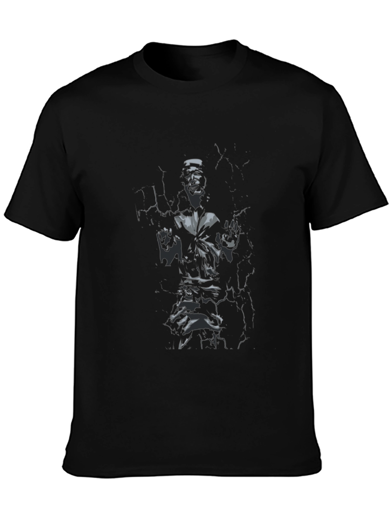 Mens Black Graphic T-Shirt