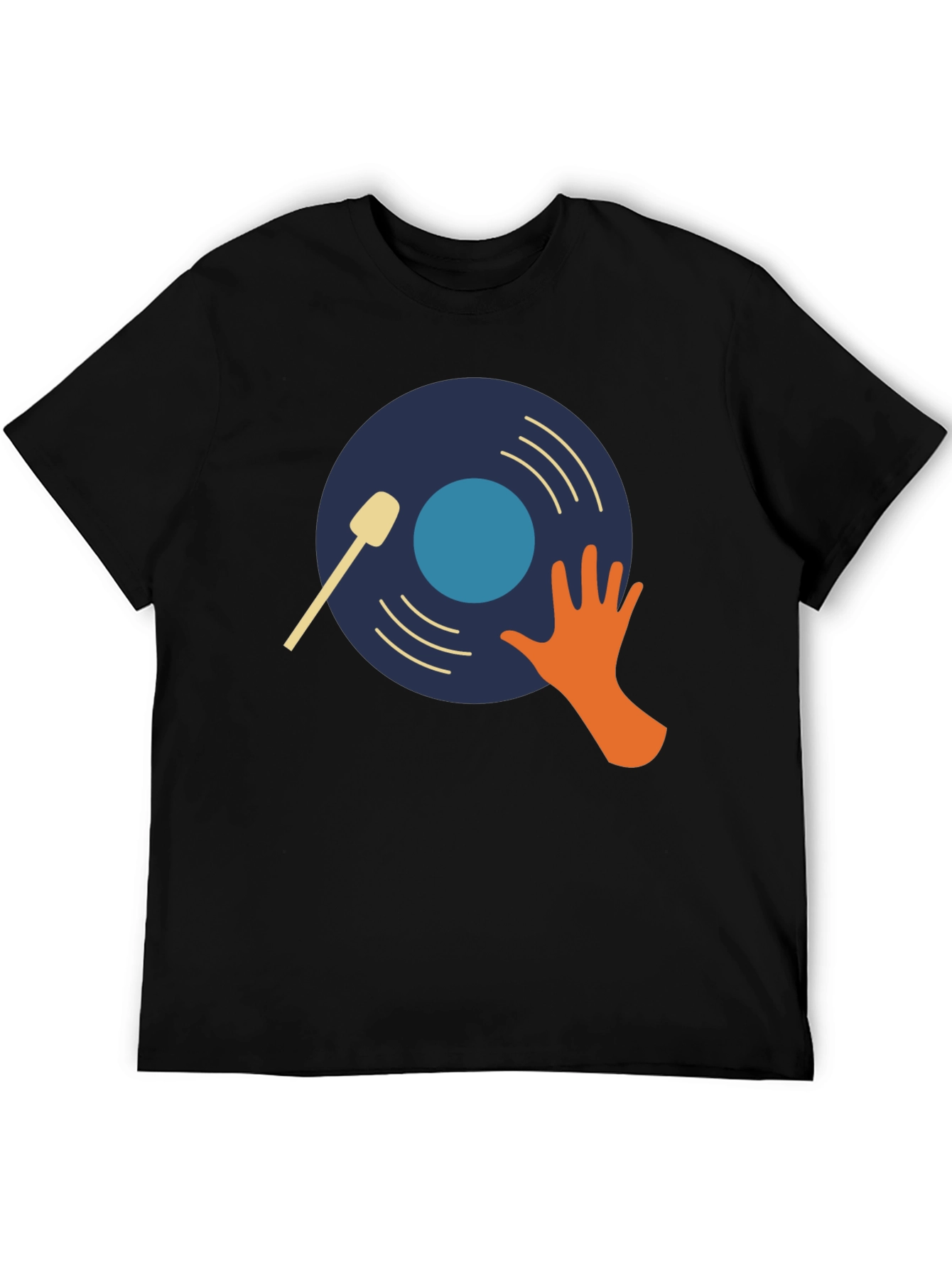 DJ Vinyl Graphic T-Shirt - Modern Style