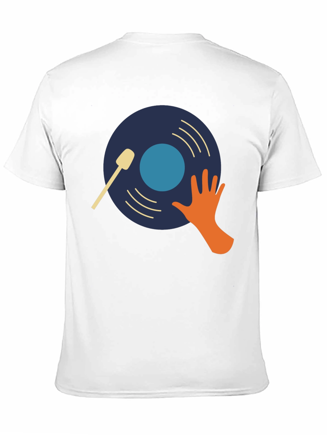 DJ Vinyl Graphic T-Shirt - Modern Style