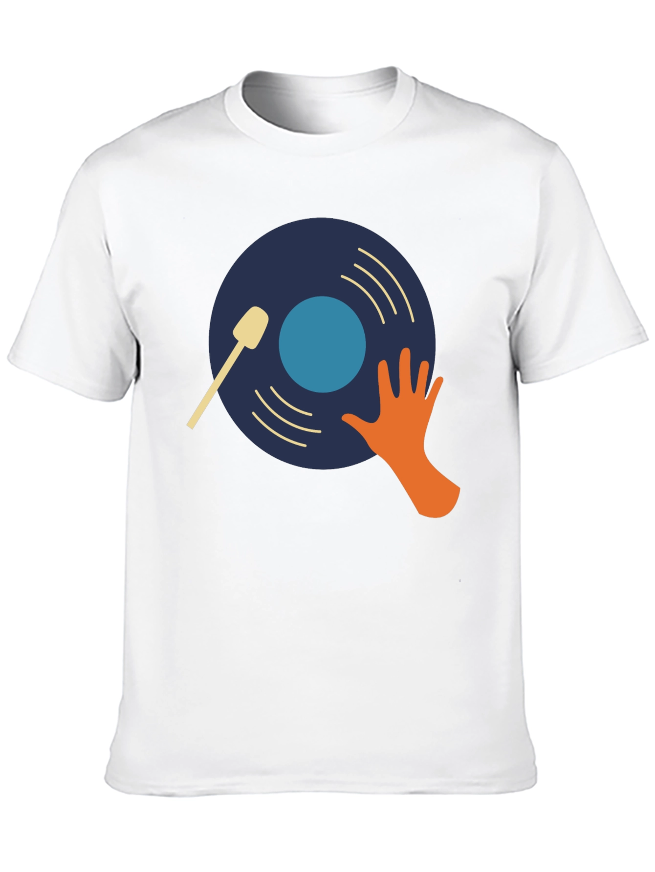 DJ Vinyl Graphic T-Shirt - Modern Style