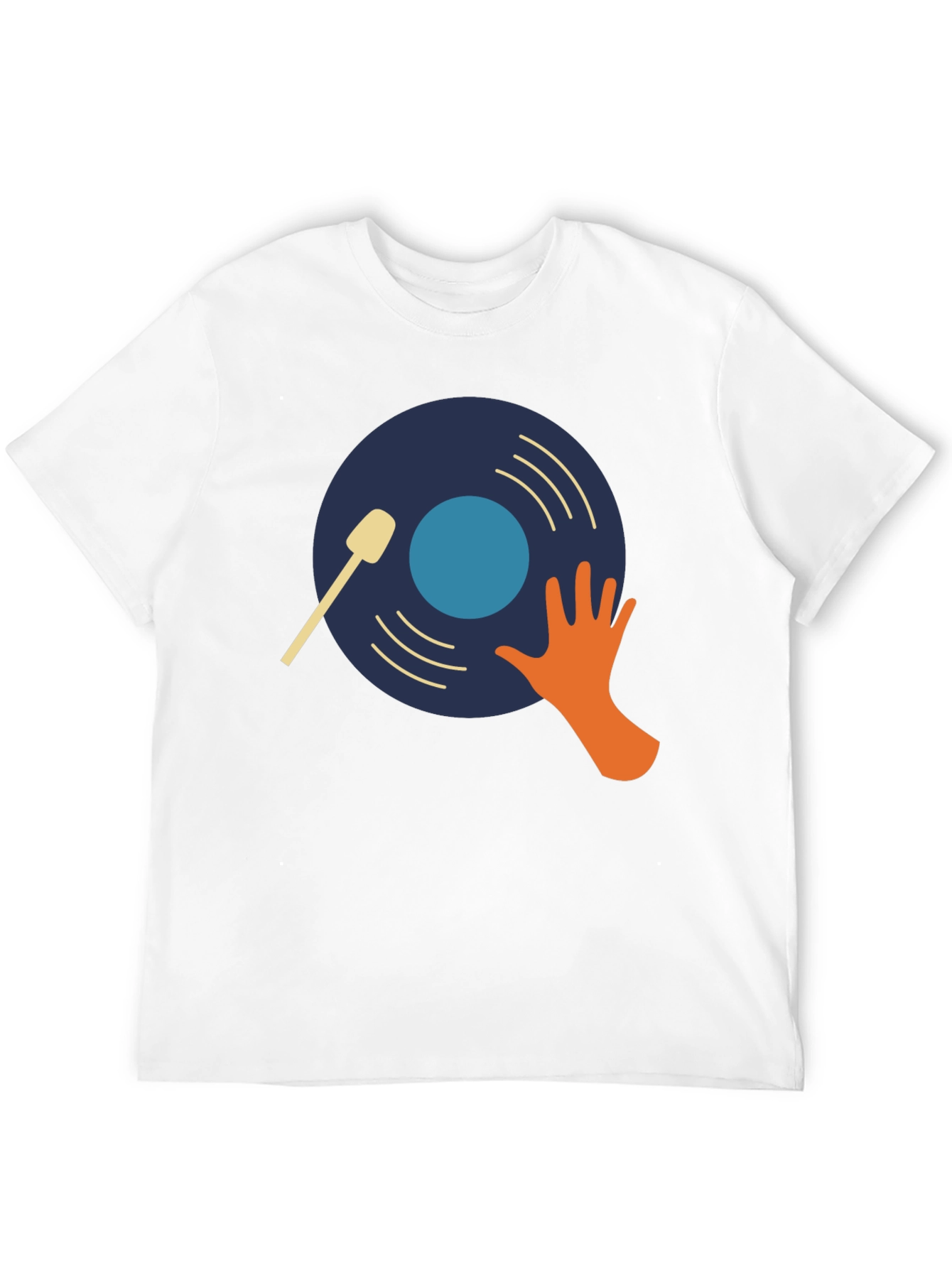 DJ Vinyl Graphic T-Shirt - Modern Style